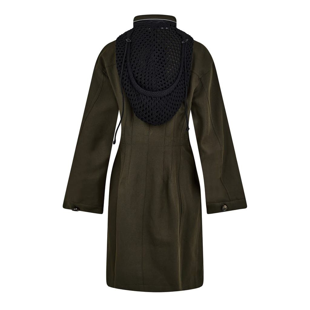 Bottega Veneta Bottega Veneta Hooded Parka Jacket Coat in Green Size XS / US 0-2 / IT 36-38 - 3 Thumbnail
