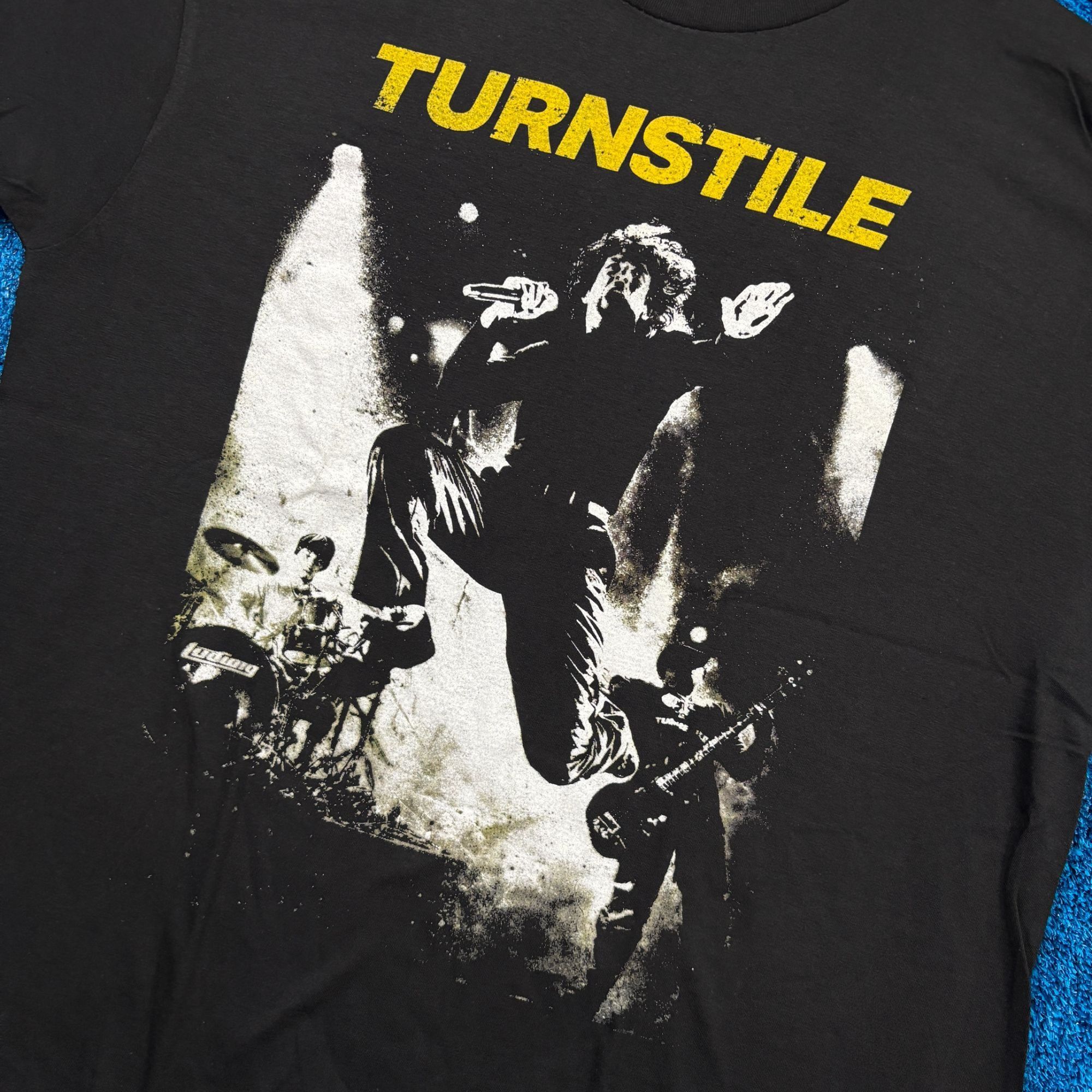 Band Tees Turnstile Live Performance Poster Hardcore Punk Band Tee L Size US L / EU 52-54 / 3 - 4 Thumbnail