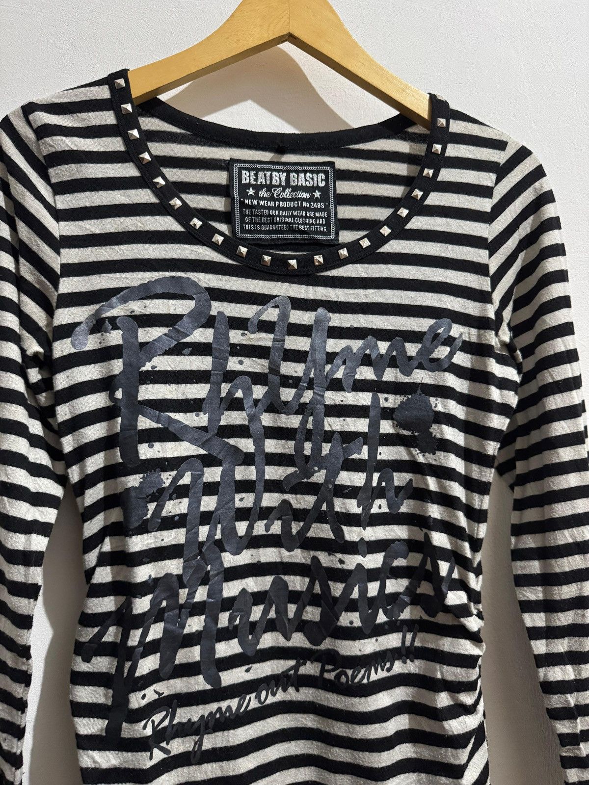Hysteric Glamour Y2k Beatby basic studded ifsixwasnine longsleeve Size L / US 10 / IT 46 - 2 Thumbnail