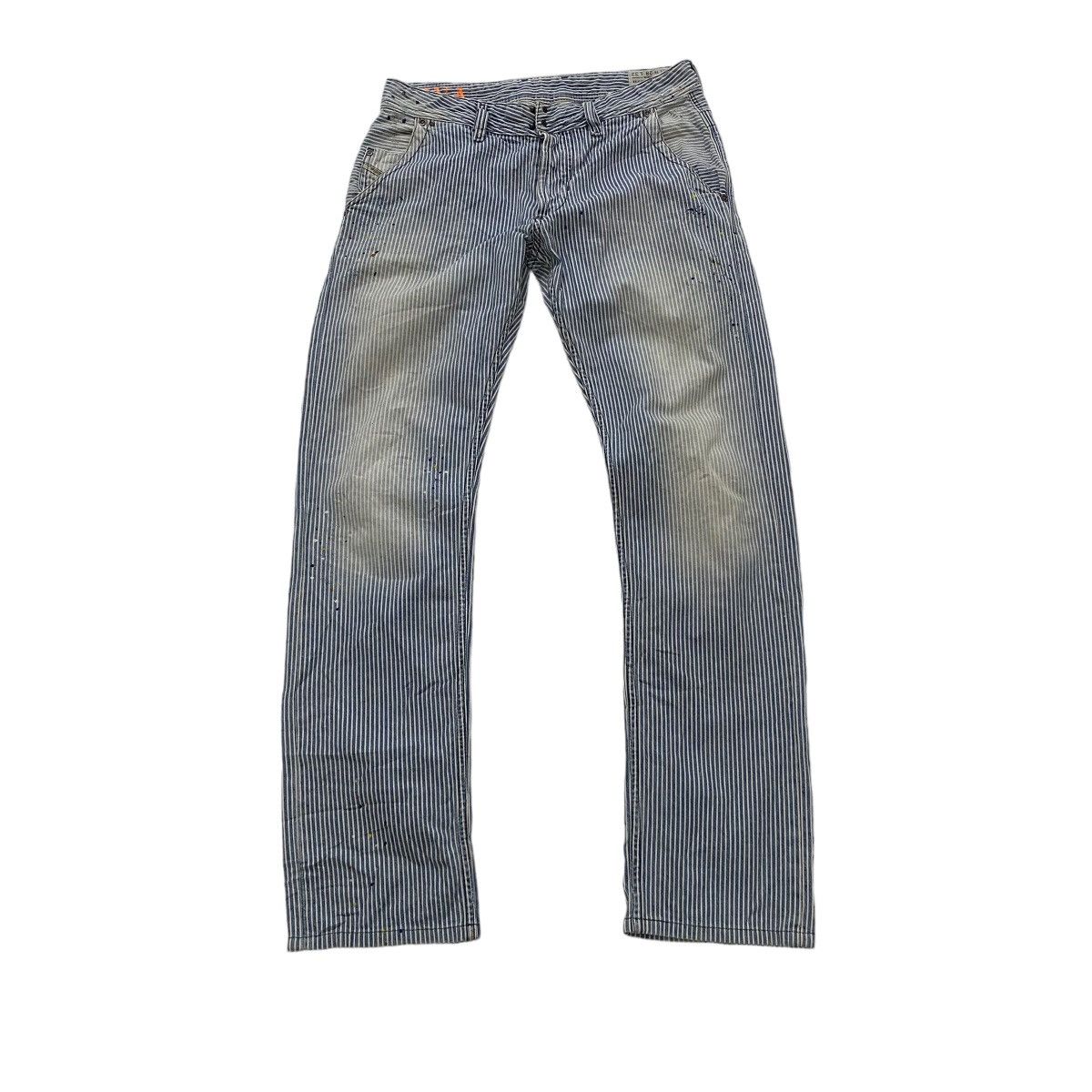Diesel ✨Nice design Diesel Bhetto hickory stripe jeans Size US 30 / EU 46 - 1 Thumbnail