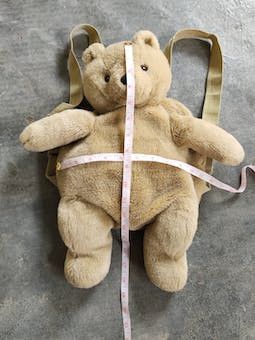 20471120 Vtg TEDDY BEAR BACKPACK Japanese Brand Size ONE SIZE - 9 Thumbnail