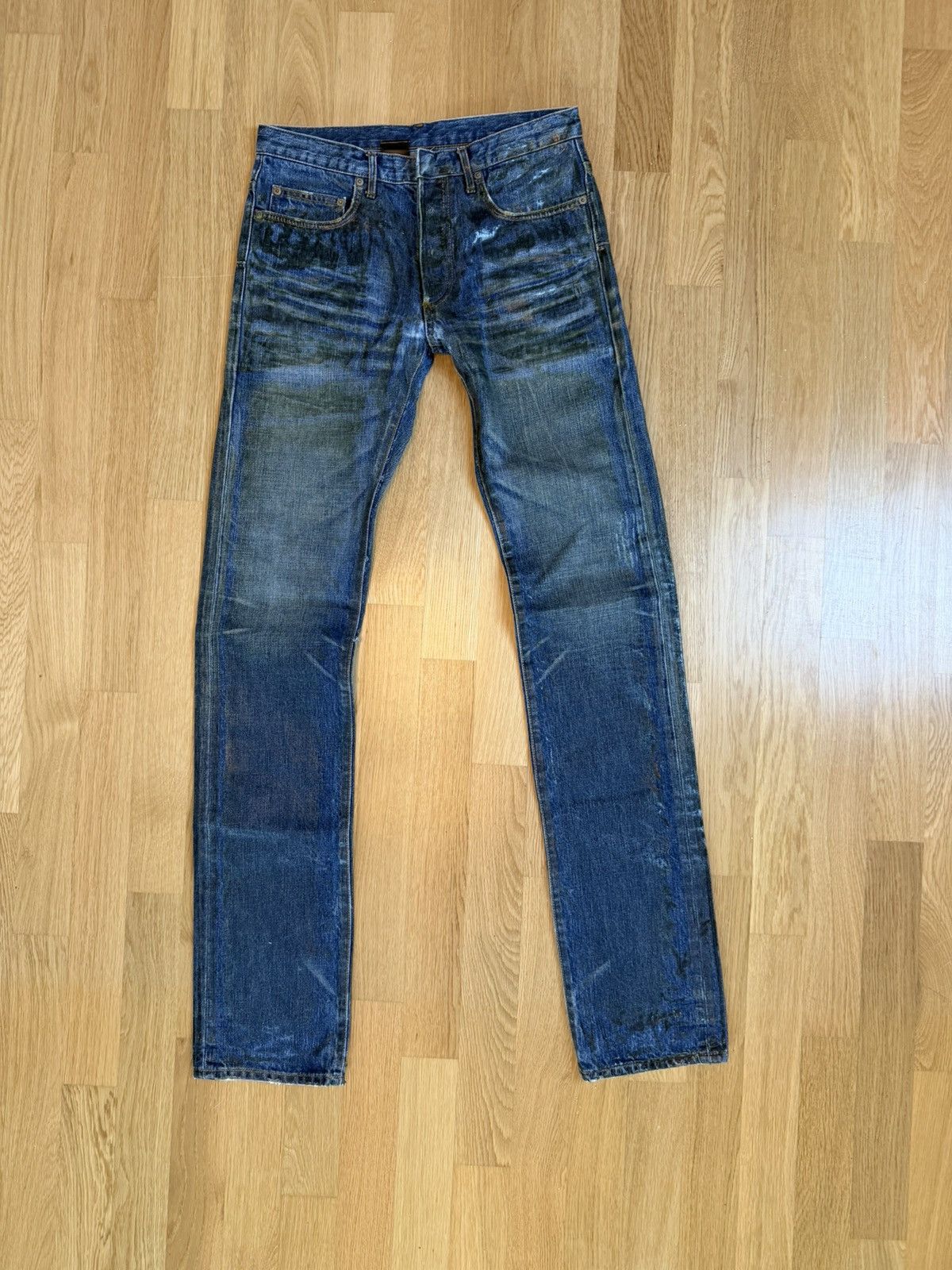 Dior Dior Homme Luster Waxed Clawmark Hedi Slimane Size US 29 - 1 Thumbnail