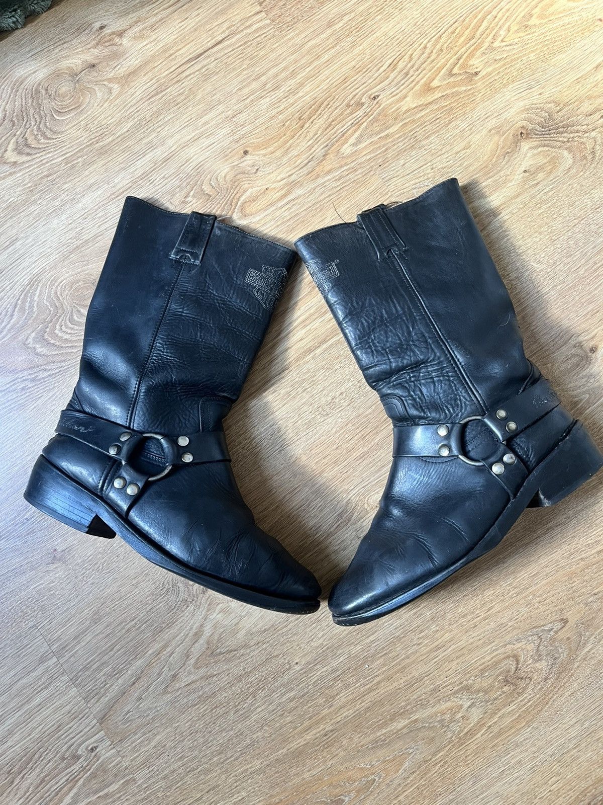 Harley Davidson Vintage Harley-Davidson Engineered Harness Motorcycle Boots Size US 11 / EU 44 - 7 Thumbnail