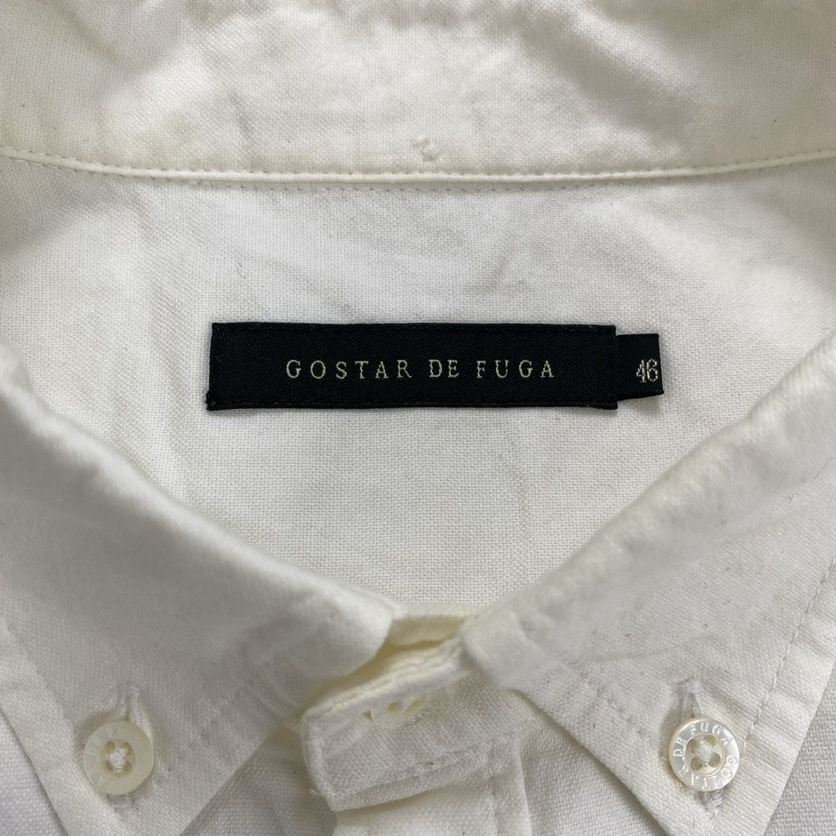 GOSTAR DE FUGA 2000s Gostar de Fuga True White Shirt Size US XS / EU 42 / 0 - 6 Thumbnail