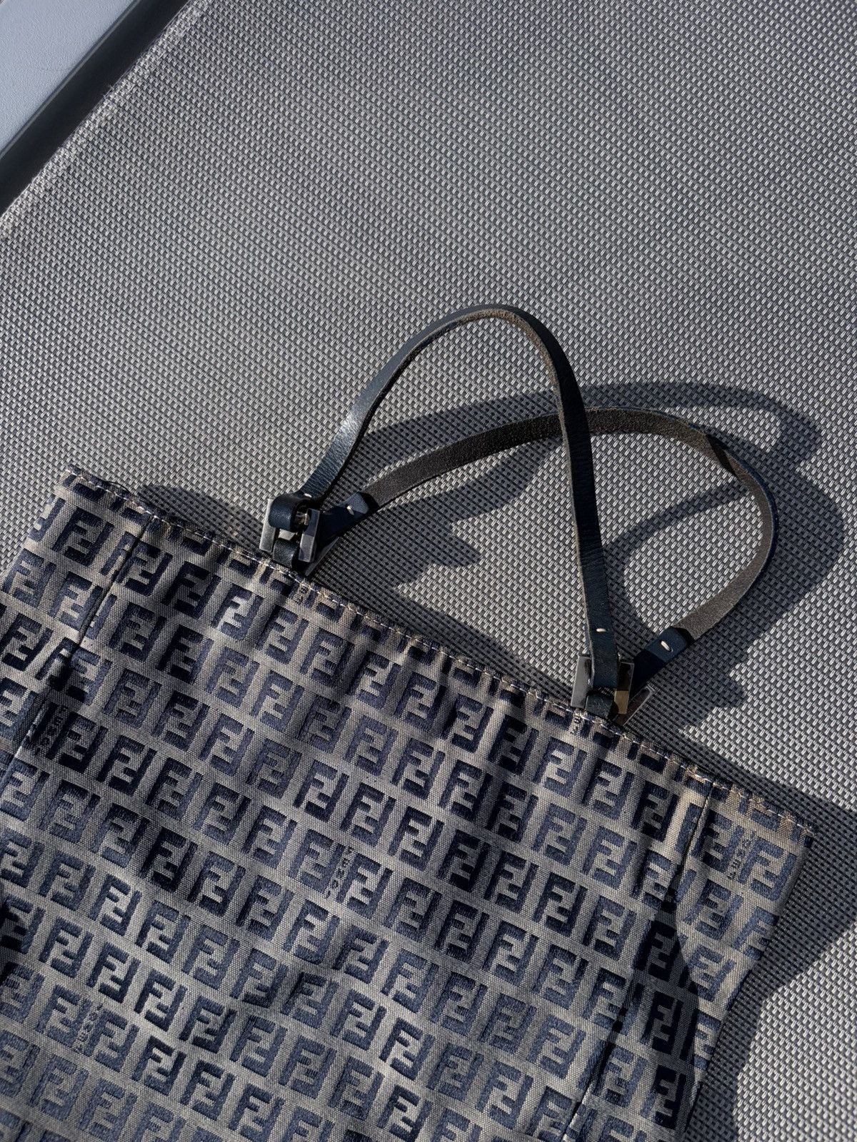 Fendi Fendi Zucchino Canvas Tote Bag Size ONE SIZE - 2 Thumbnail