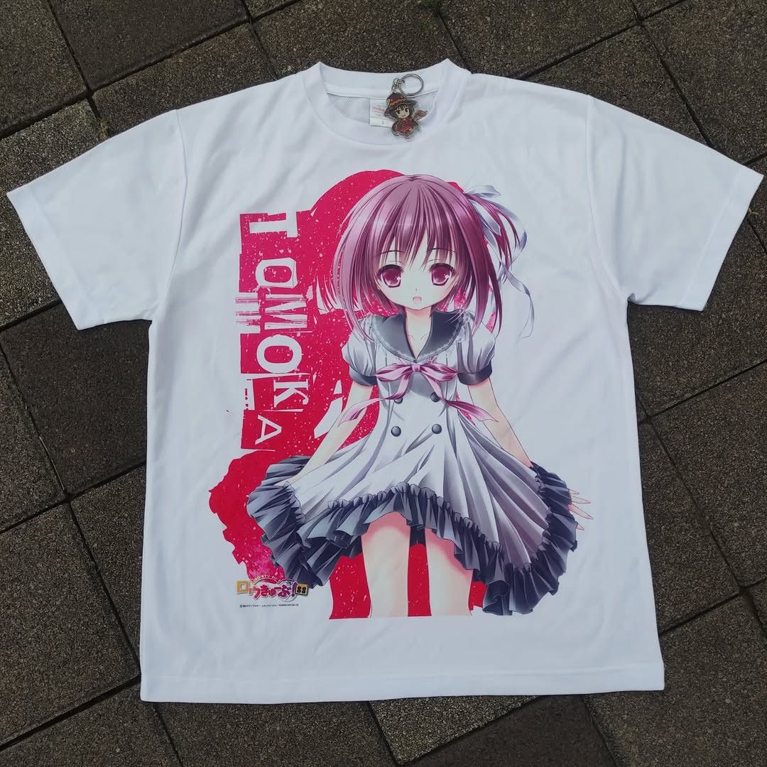 Anime Rare Ro-Kyu-Bu Minato Tomoka Tee Polyester Size US L / EU 52-54 / 3 - 1 Thumbnail