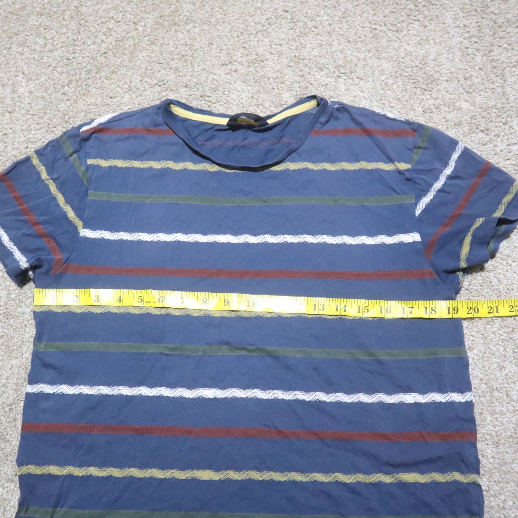 Vintage VINTAGE LCW CASUAL Blue Striped Short Sleeve T-Shirt Adult Women's Medium Casual 90s Size M / US 6-8 / IT 42-44 - 4 Thumbnail