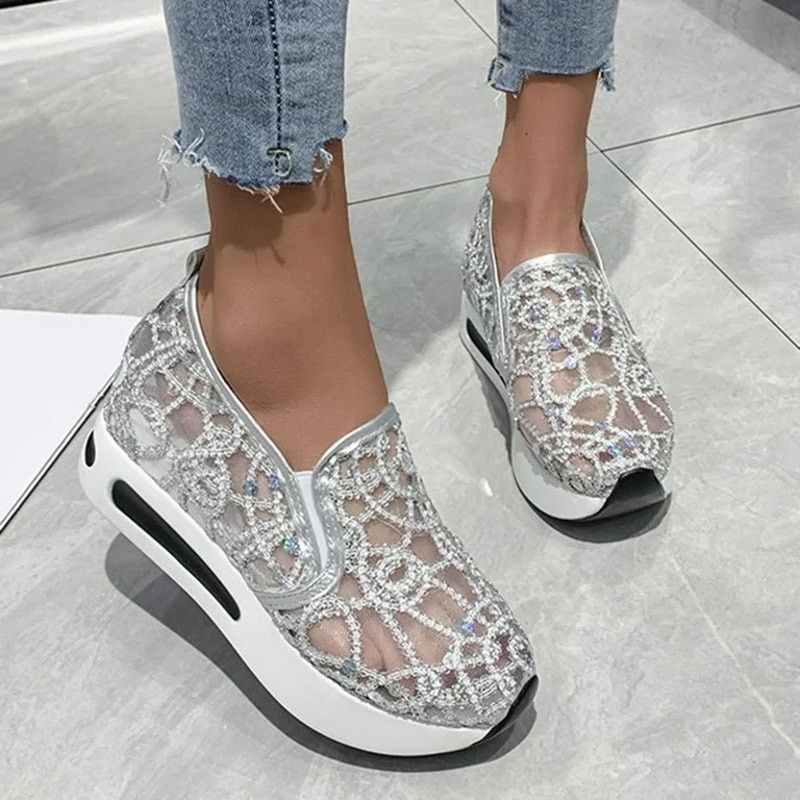 The Unbranded Brand Shoes for Womens Breathable Glitter Casual Shoes 41 US-Sz 9 Size US 9 / IT 39 - 2 Thumbnail