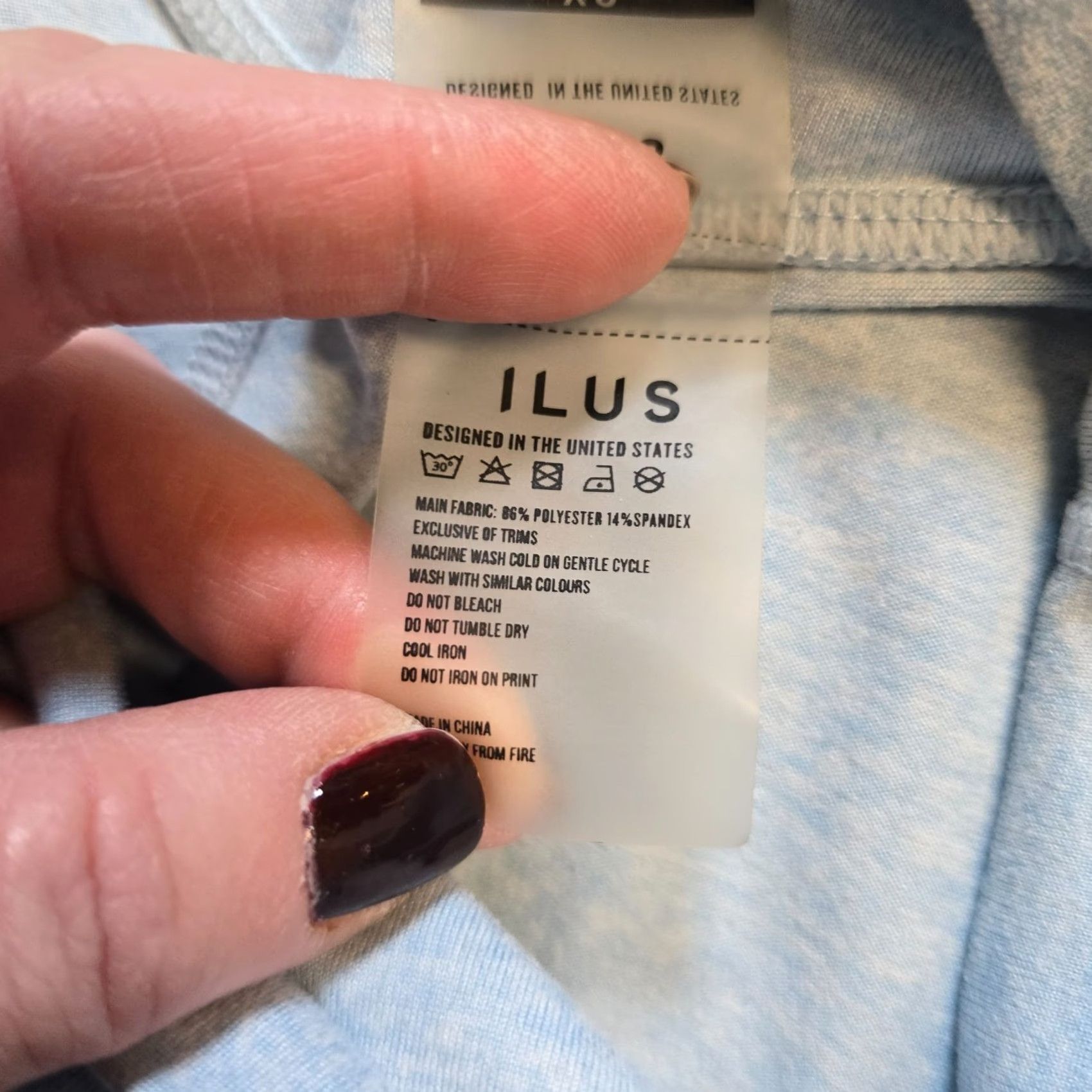 Vintage VINTAGE ILUS Pants Womens XS Blue Flare Crossover Waist Yoga Athleisure Casual Size 26" / US 2 / IT 38 - 3 Thumbnail