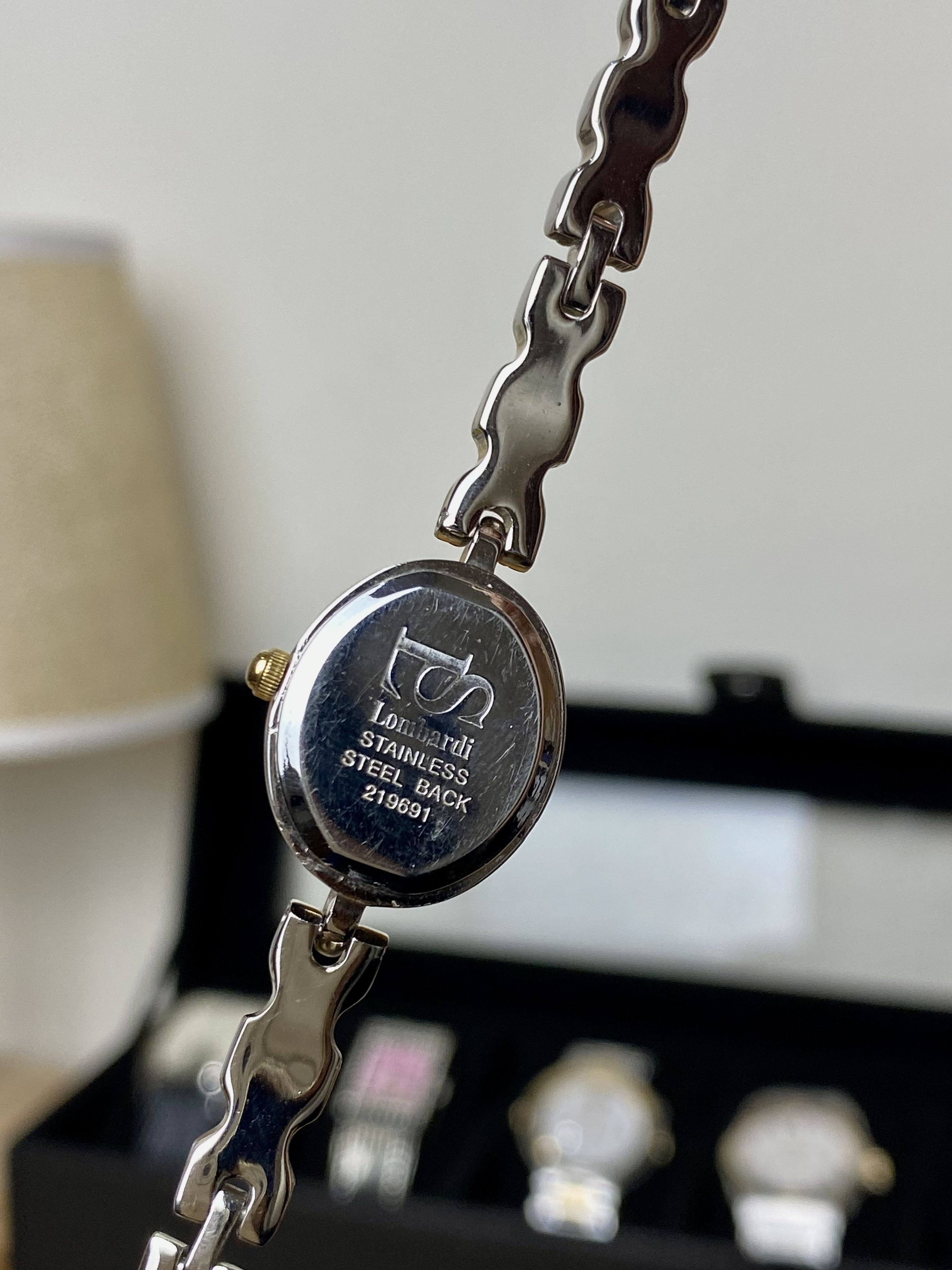 Vintage 💥 Vtg Lombardi Twotone Bracelet lady Size ONE SIZE - 3 Thumbnail