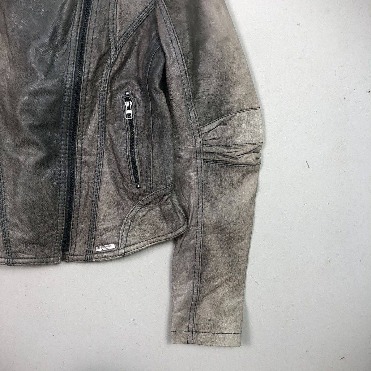 Bershka × Seditionaries Vintage Bershka Leather Jacket Size L / US 10 / IT 46 - 5 Thumbnail