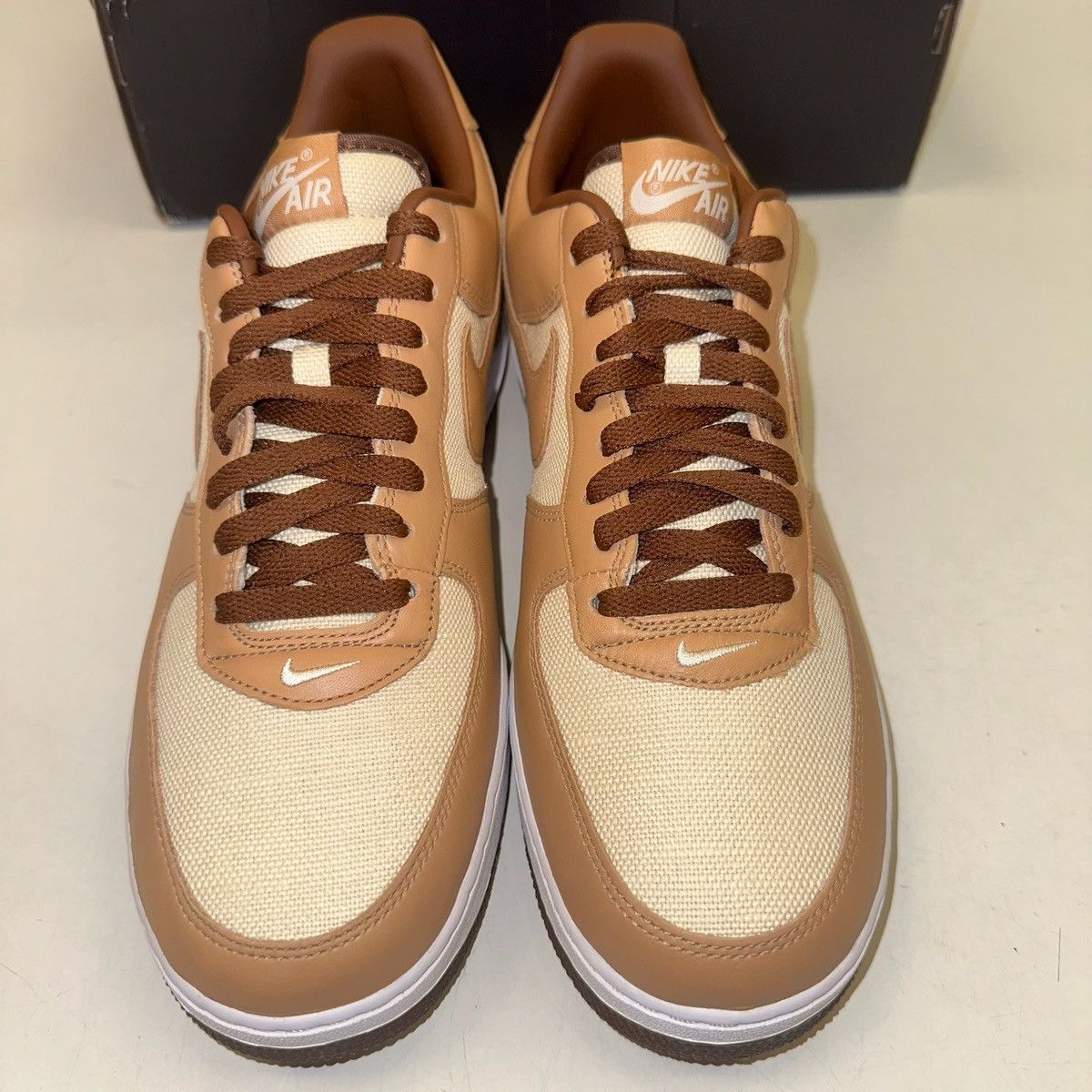Nike Size 12 - Nike Air Force 1 Low Acorn DJ6395-100 Size US 12 / EU 45 - 4 Thumbnail