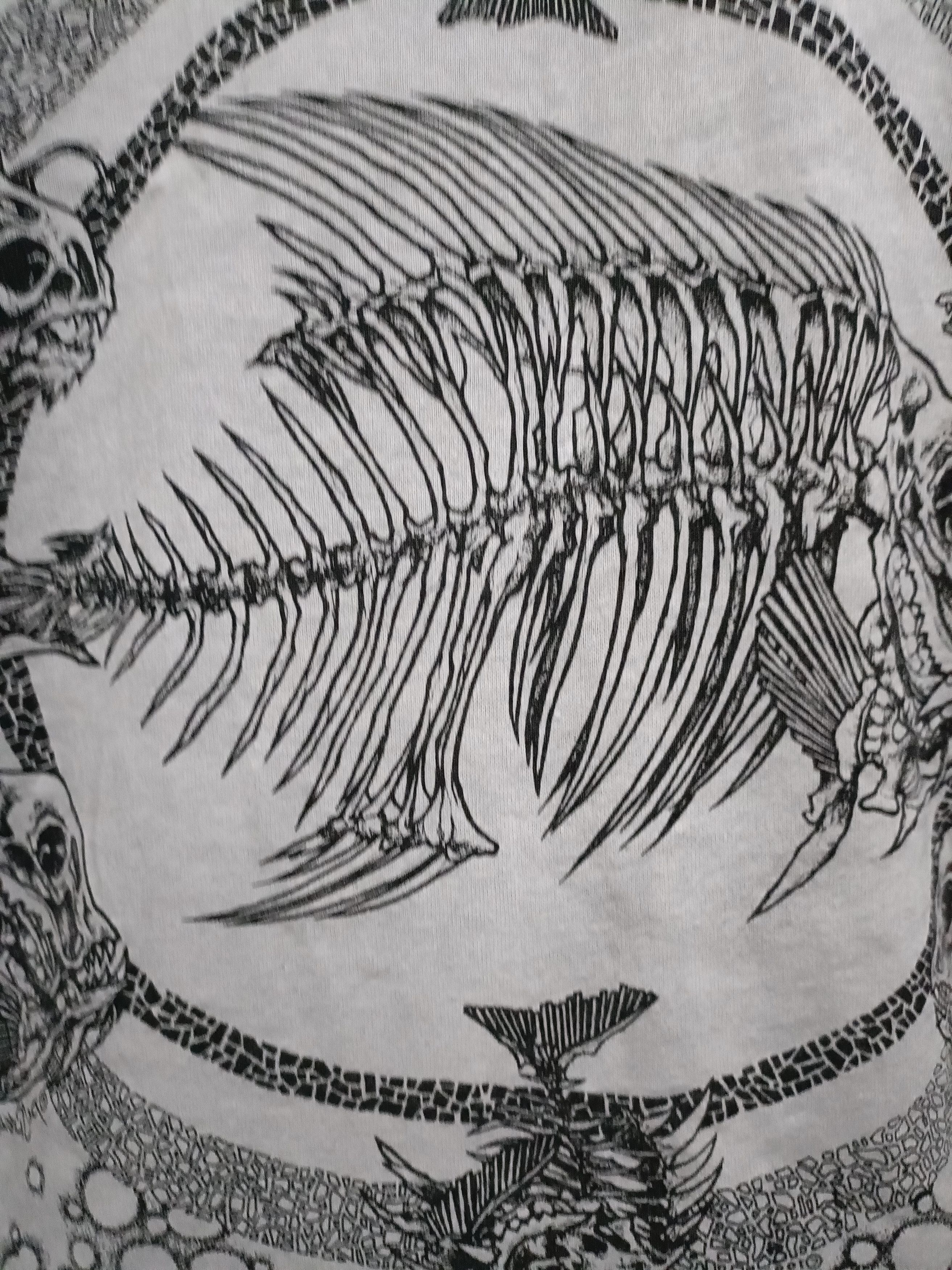 Vintage Vintage 90s FISHBONE PUSHEAD ALLOVER PRINT Size US L / EU 52-54 / 3 - 9 Thumbnail