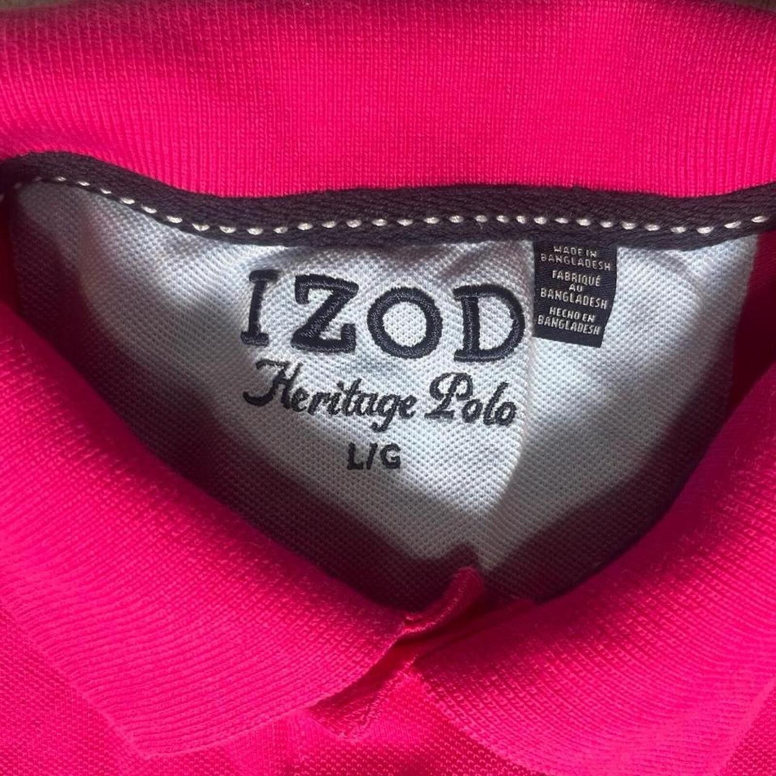 Izod Vintage IZOD Heritage Polo Shirt Men’s LG Logo Resort Wear Size US L / EU 52-54 / 3 - 3 Thumbnail