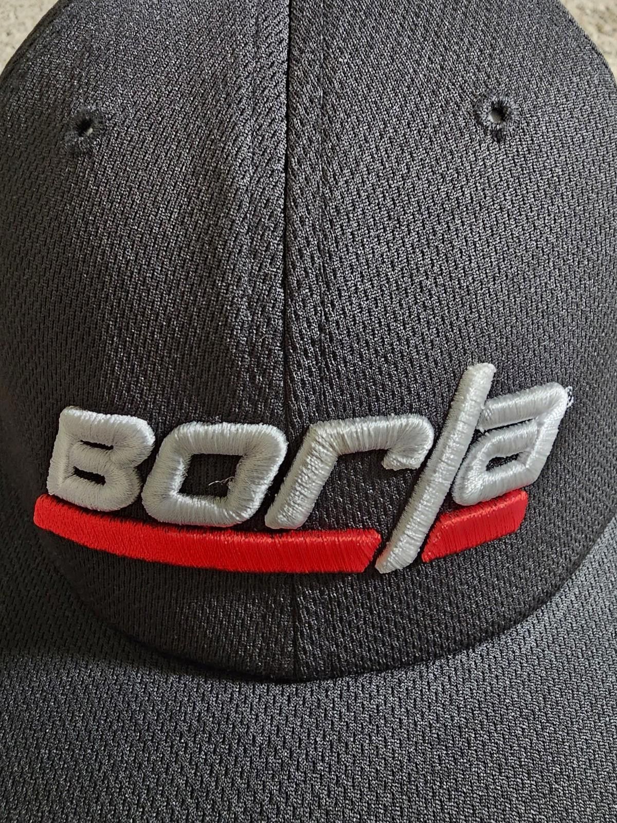 Borsalino Borla Exhaust Strapback Black Hat Size ONE SIZE - 3 Thumbnail