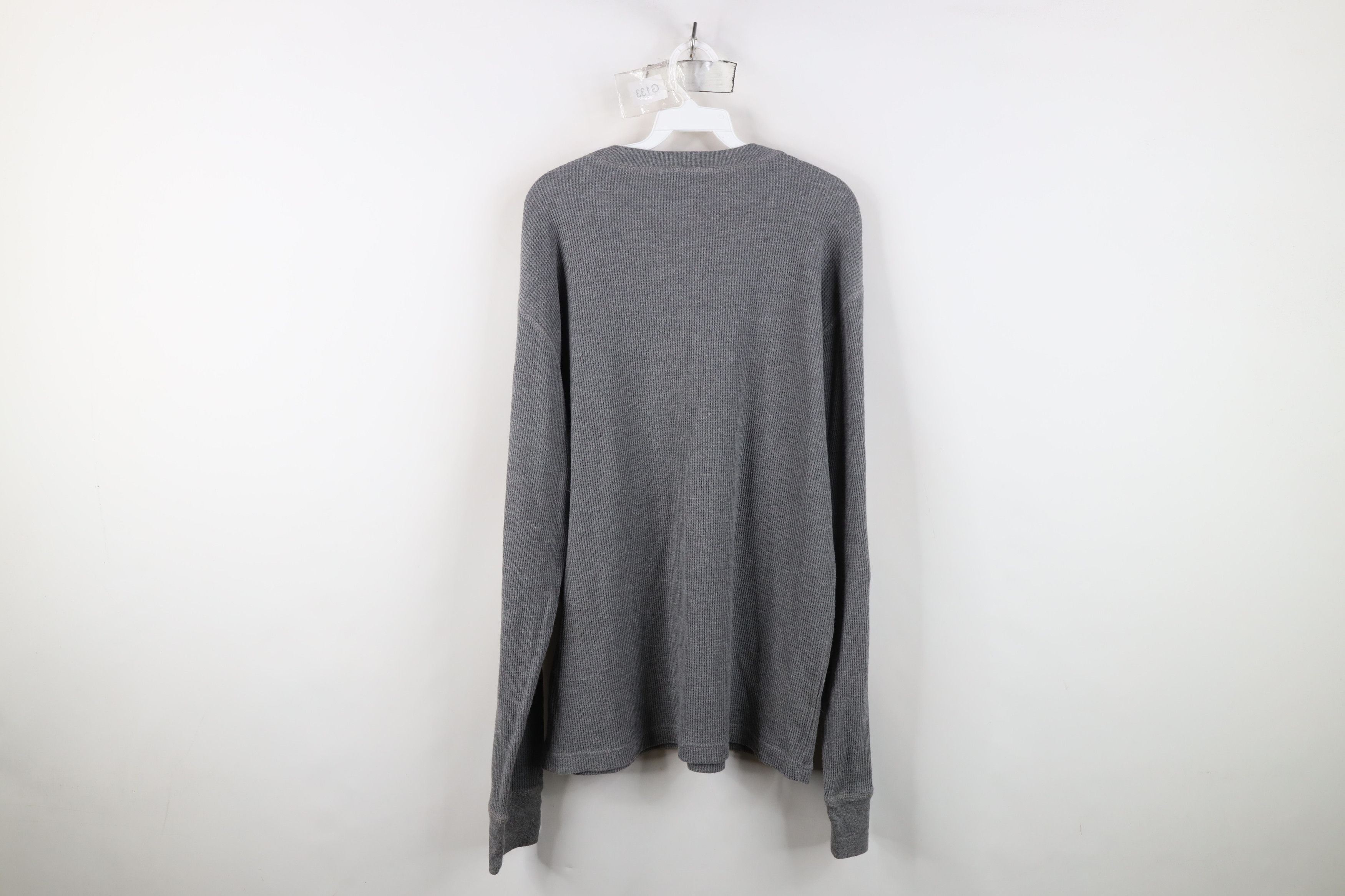 Tommy Hilfiger Vintage 90s Tommy Hilfiger Knit Long Sleeve T-Shirt Gray Size US XL / EU 56 / 4 - 9 Thumbnail