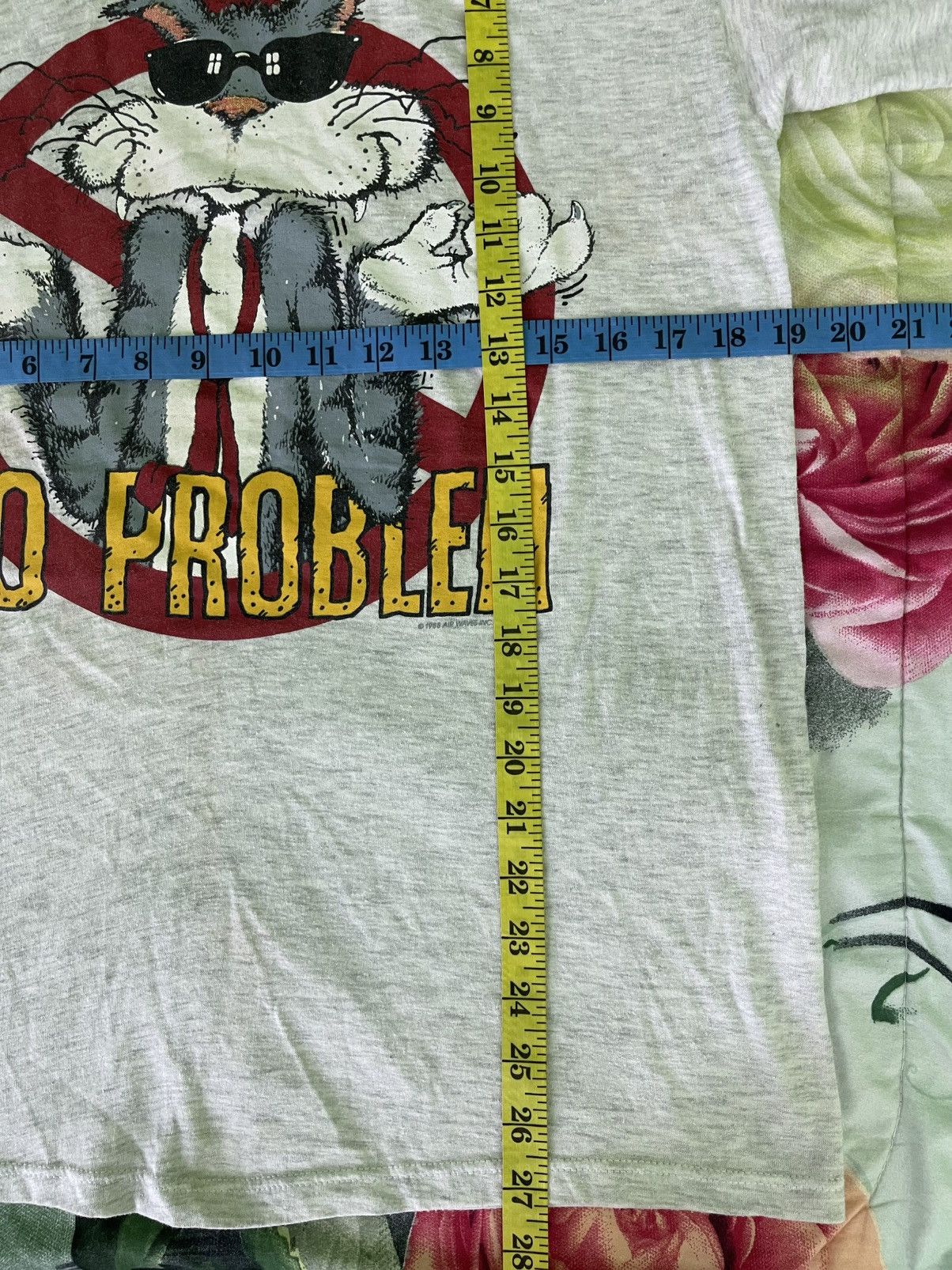 Vintage vintage art 1988s "No Problem" t-shirt features T-Shirt Size US L / EU 52-54 / 3 - 15 Thumbnail