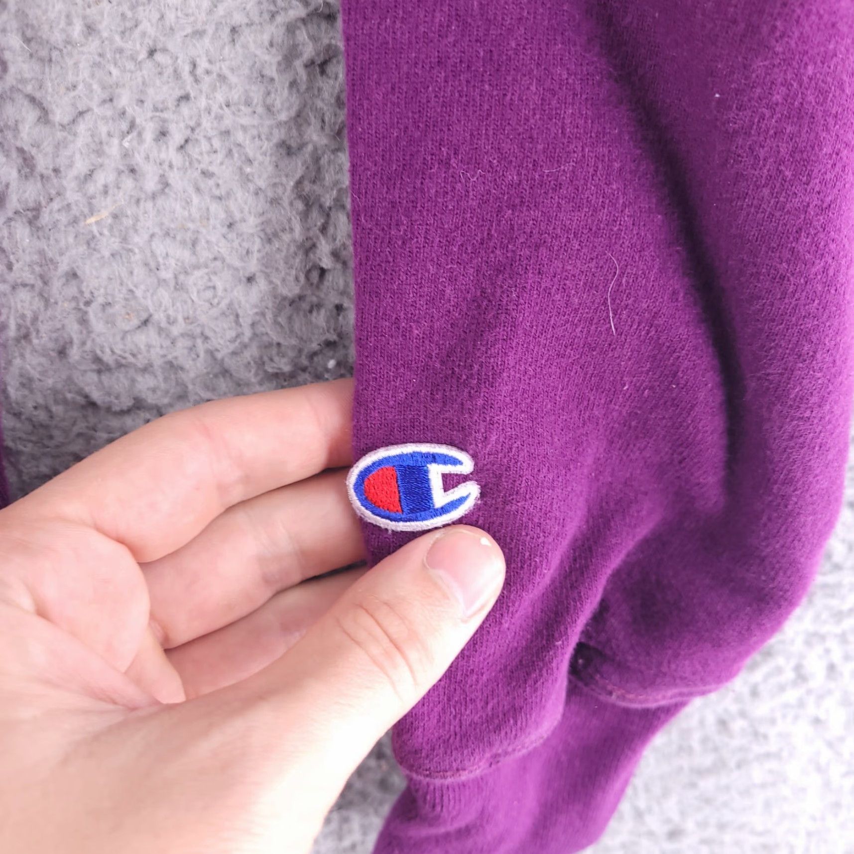 Champion VINTAGE Champion Sweatshirt Mens XS Purple Reverse Weave Extra Small Crewneck Size US XS / EU 42 / 0 - 4 Thumbnail