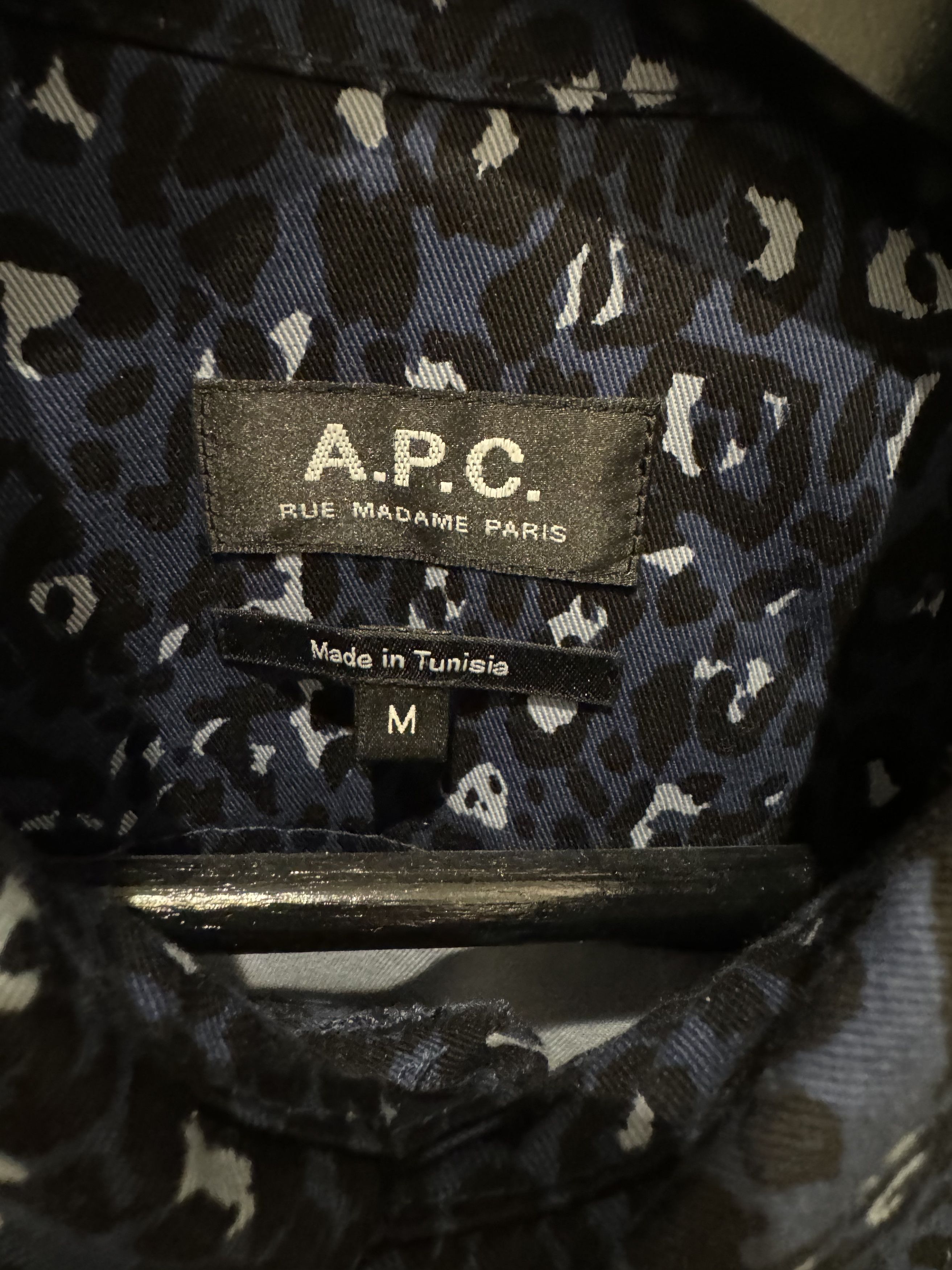 A.P.C. A.P.C. Leopard Print Shirt Jacket / Size M Size US M / EU 48-50 / 2 - 5 Thumbnail