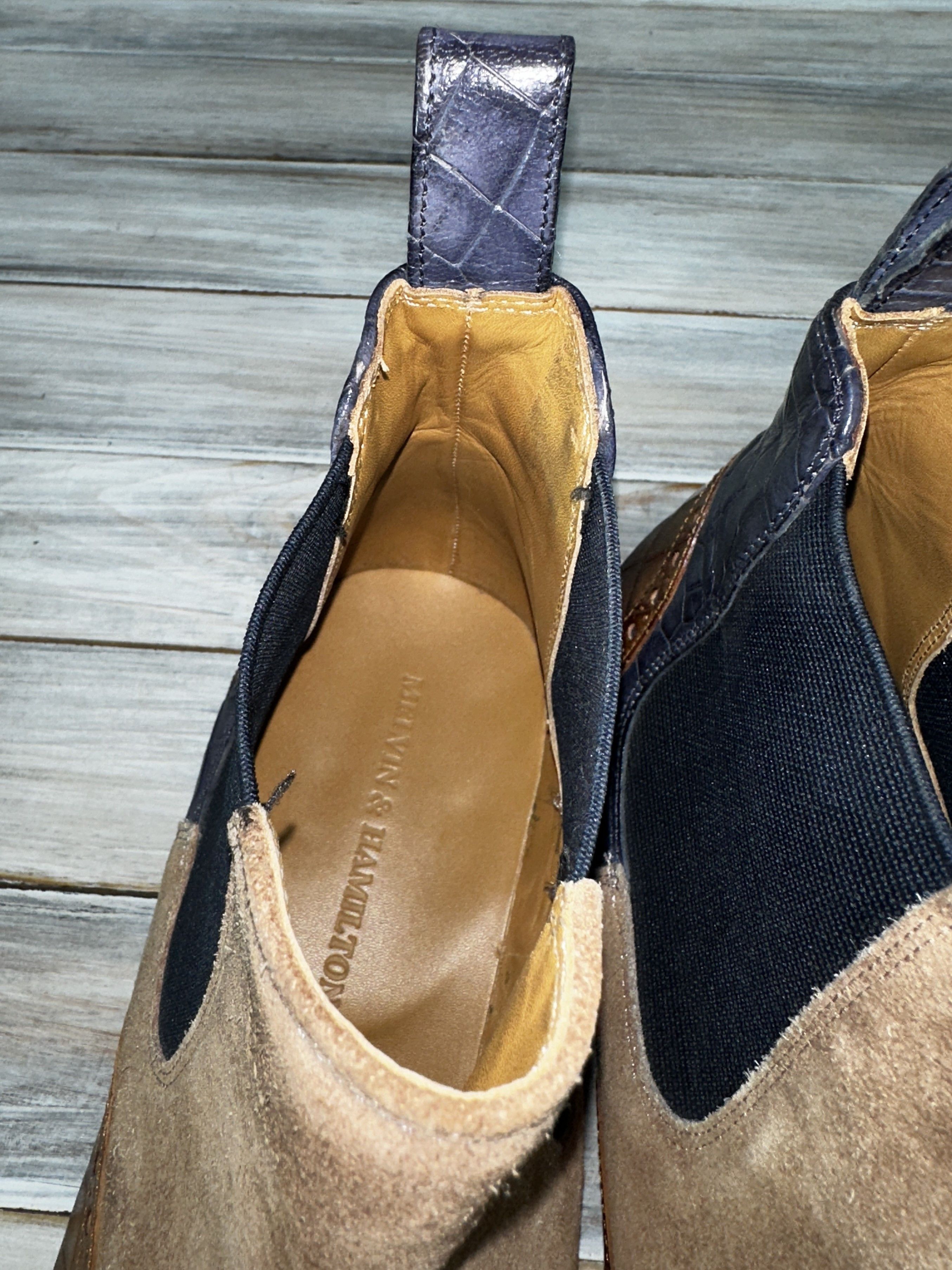 Melvin & Hamilton MELVIN & HAMILTON Rico 12 Chelsea Leather Boots Luxury Brand Size US 11.5 / EU 44-45 - 10 Thumbnail