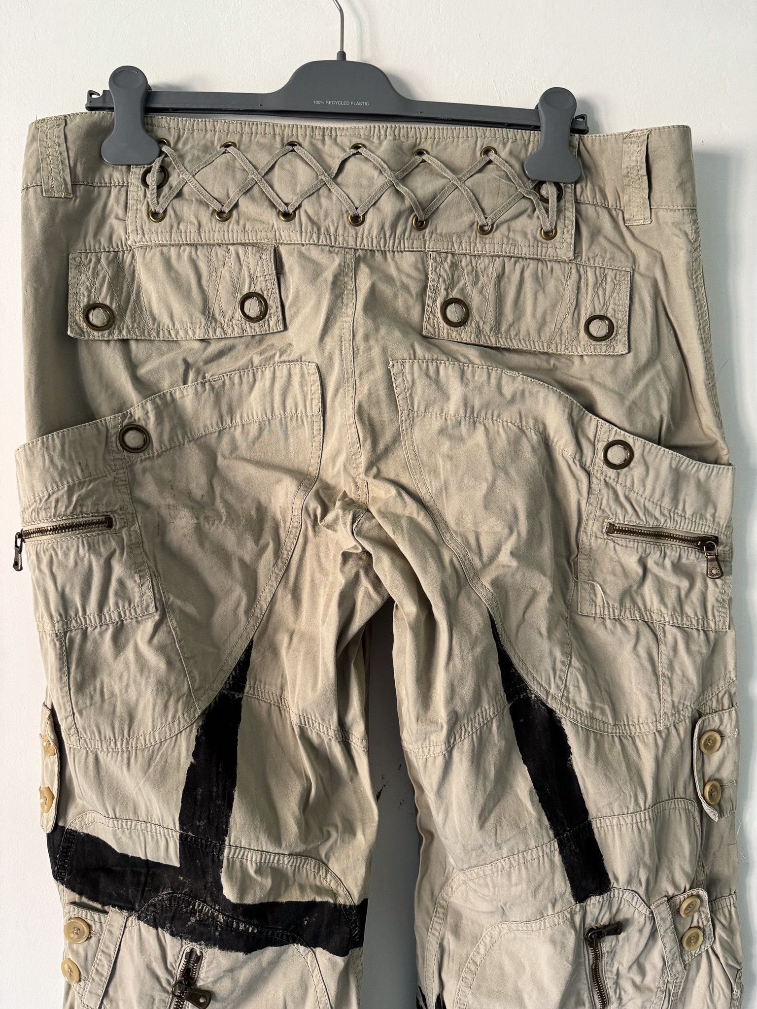 Dolce & Gabbana S/S 2004 RUNWAY CARGO ARMY PANTS Size US 36 / EU 52 - 6 Thumbnail