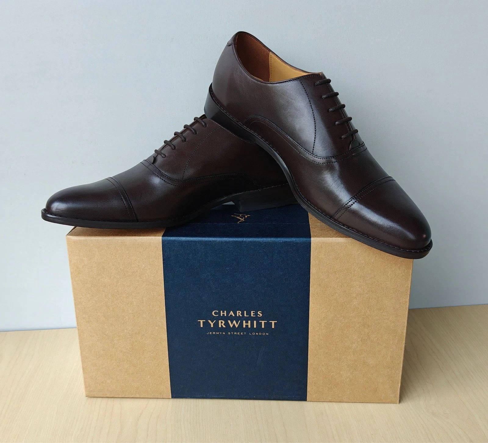 Charles Tyrwhitt Charles Tyrwhitt Men’s Dress Oxford Shoes T / 0031 Size US 9 / EU 42 - 13 Thumbnail