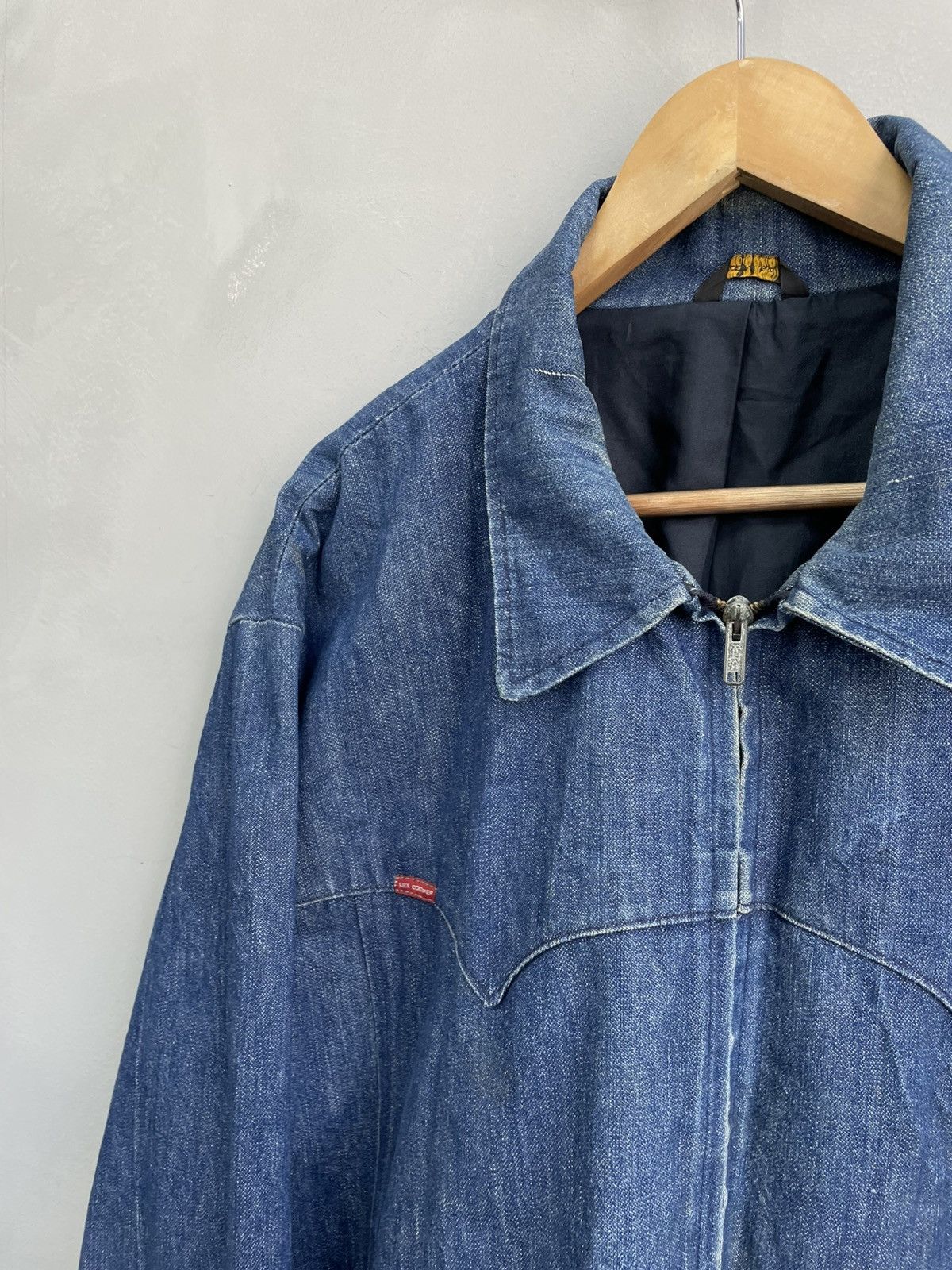Levi's Vintage rare cropped 90s denim jacket made in USA scovill Size US XL / EU 56 / 4 - 3 Thumbnail