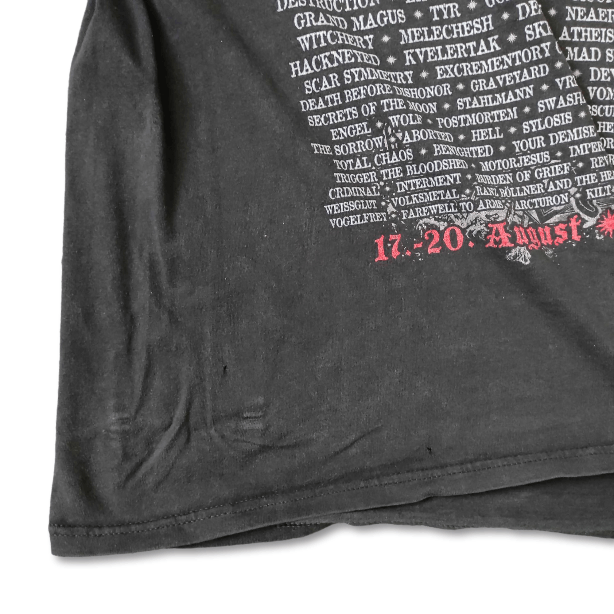 Band Tees Summer Breeze 2011 17-20 August Artist T-Shirt Heavy Metal Size US L / EU 52-54 / 3 - 8 Thumbnail
