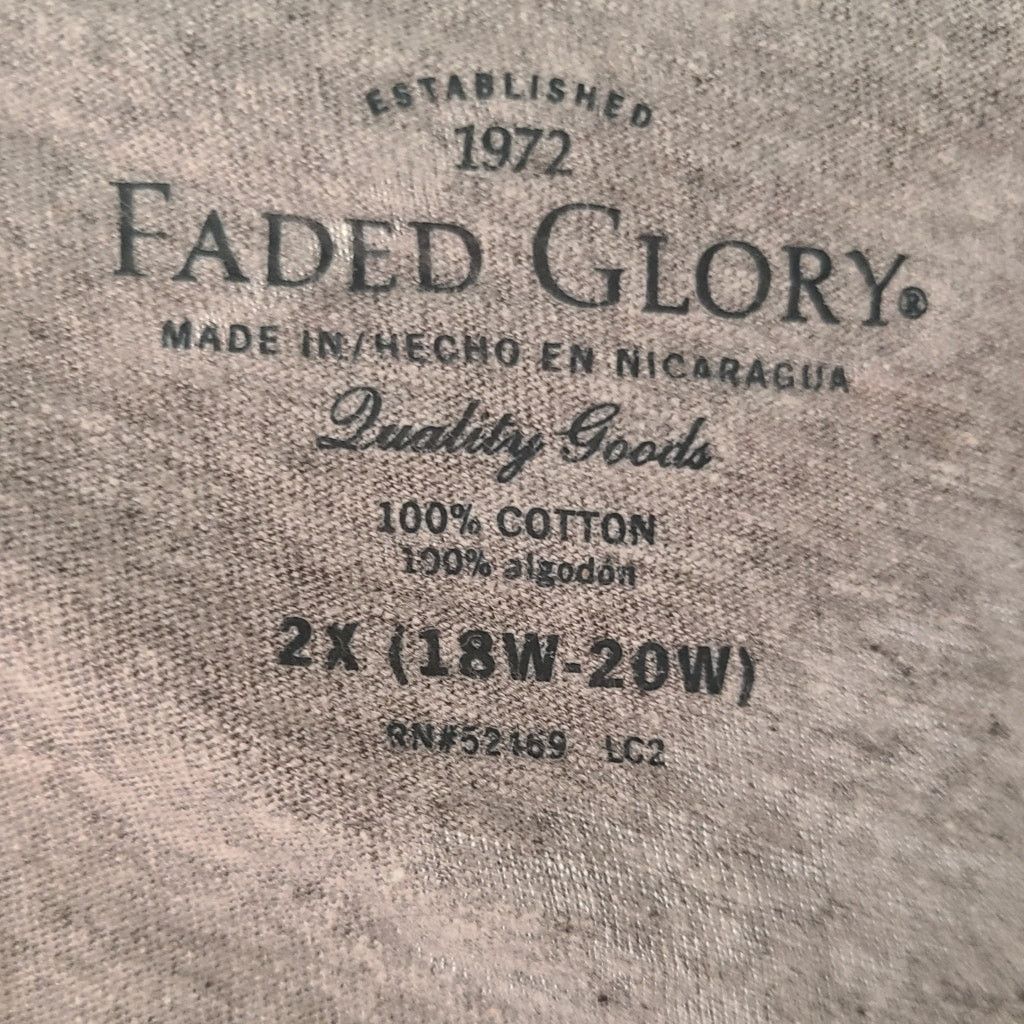 Faded Glory Faded Glory gray long sleeve shirt size 2x Size XXL / US 16-18 / IT 52-54 - 7 Thumbnail