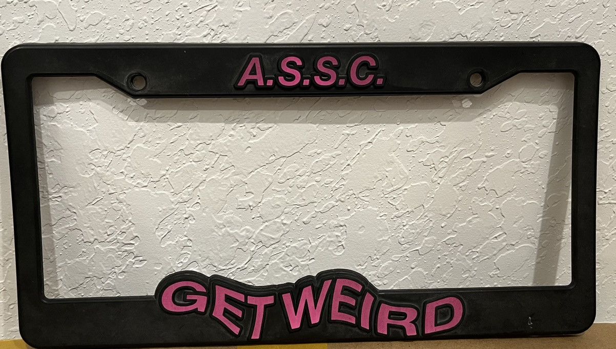 Anti Social Social Club Assc license plate frame | Grailed