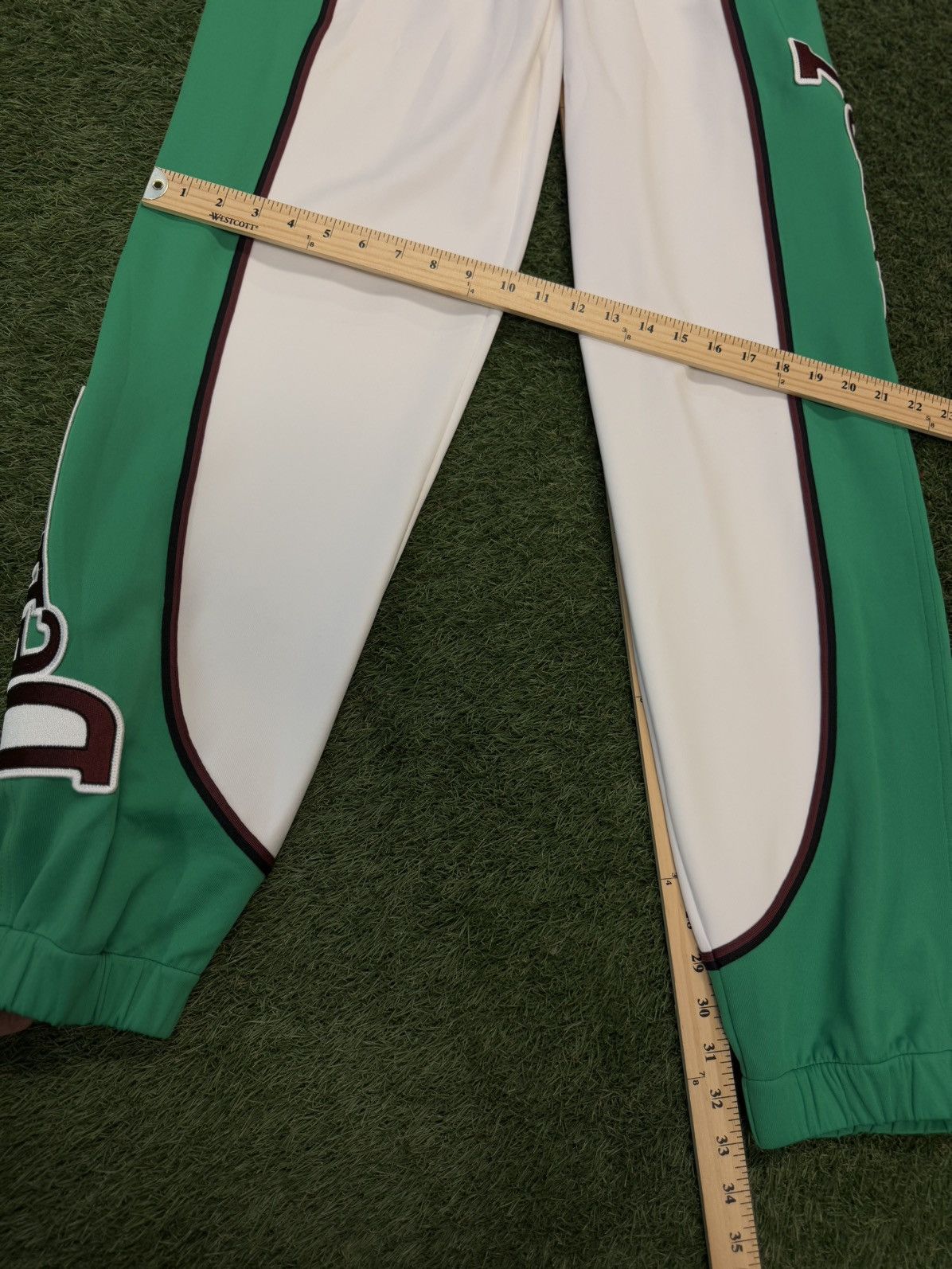 DENIM TEARS Denim Tears Green White Track Pants Size S (NEW) Size US 30 / EU 46 - 10 Thumbnail