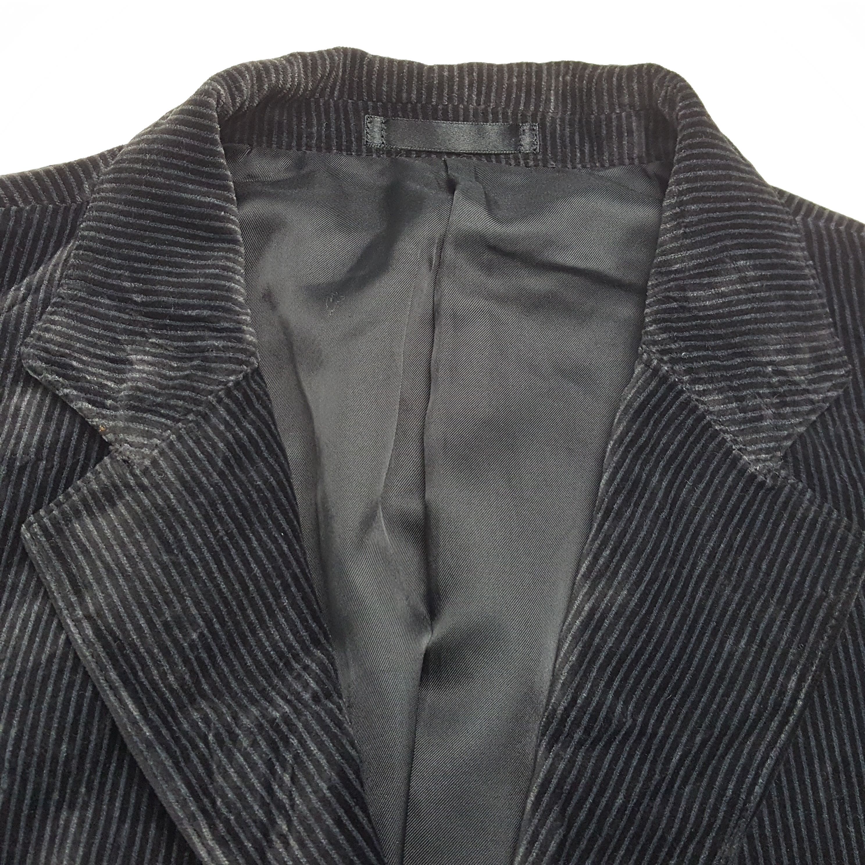 Japanese Brand × Vintage × Yohji Yamamoto Vintage A.A.R YOHJI YAMAMOTO Japanese Designer Velvet Blazer Size 42S - 9 Thumbnail