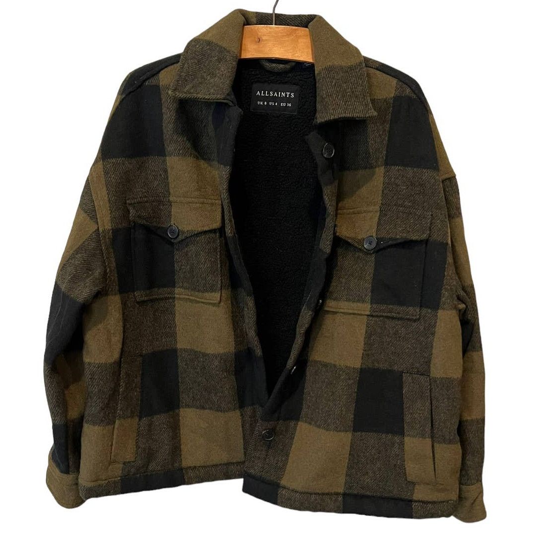 Allsaints ALLSAINTS Women's Luella Check Jacket Size US/4 Size S / US 4 / IT 40 - 5 Thumbnail