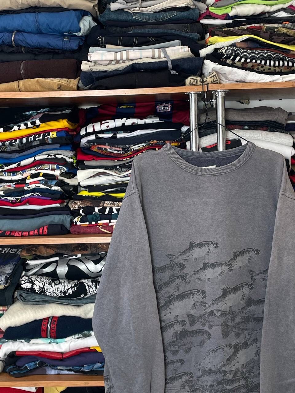 Guy Harvey × Vintage Vintage 2000s Multi Fish Logo Graphic Long Sleeve Pocket Tee Size US XL / EU 56 / 4 - 3 Thumbnail