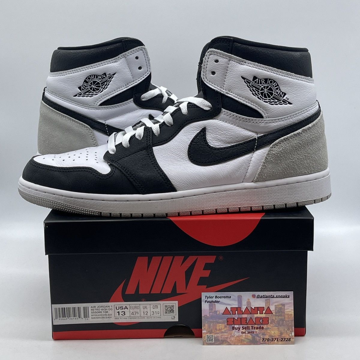 Nike Air Jordan 1 high OG stage haze Size US 13 / EU 46 - 1 Thumbnail