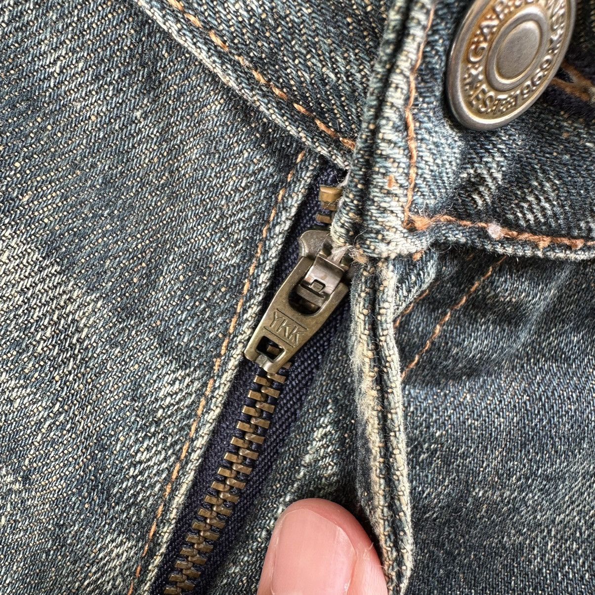 Japanese Brand Vintage Japanese Rusty Distressed Faded Denim Jean Pant W33 Size US 33 - 5 Thumbnail