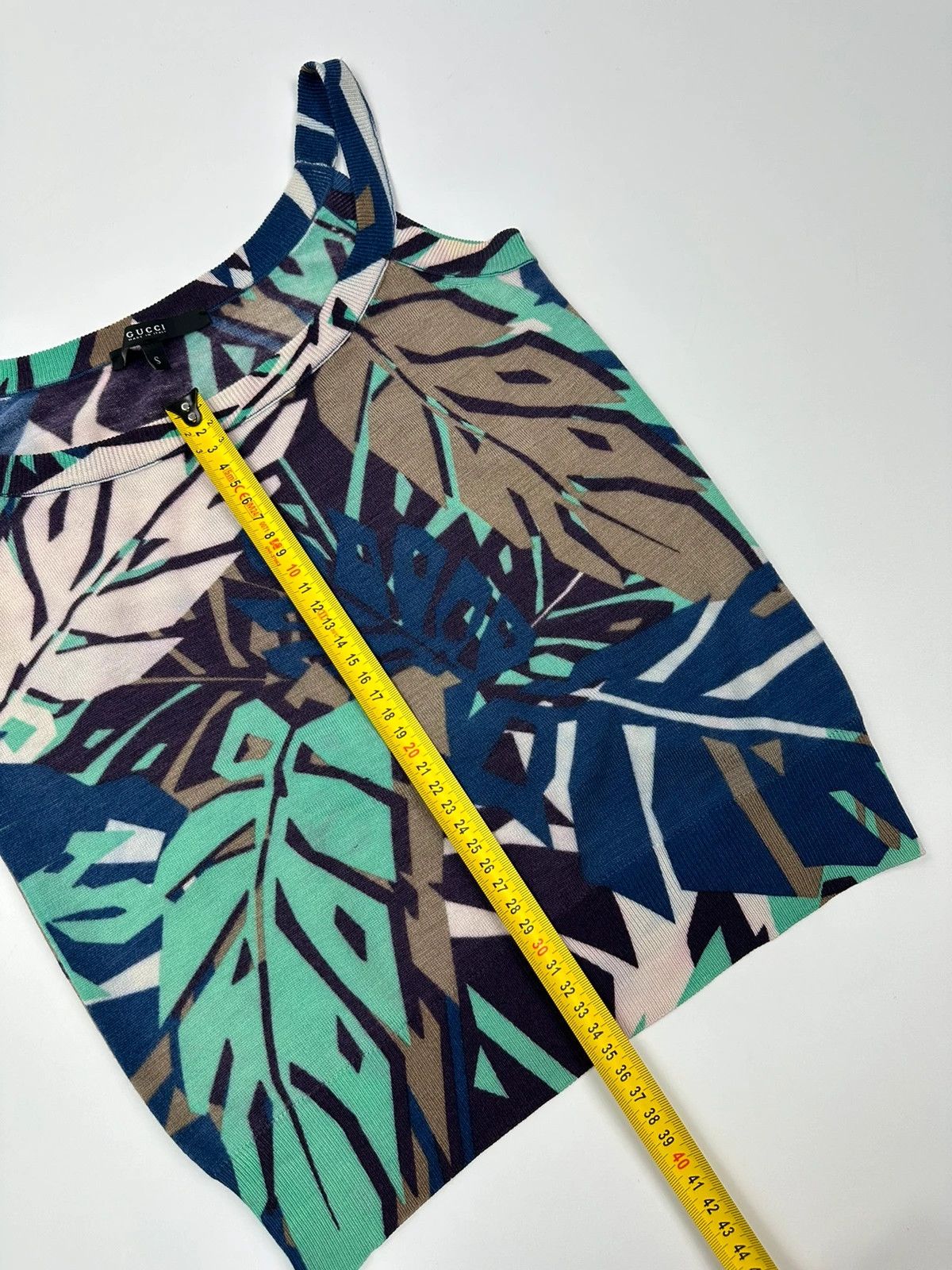 Gucci Gucci 00’s Jungle Leafs Cashmere Top Size S / US 4 / IT 40 - 10 Thumbnail