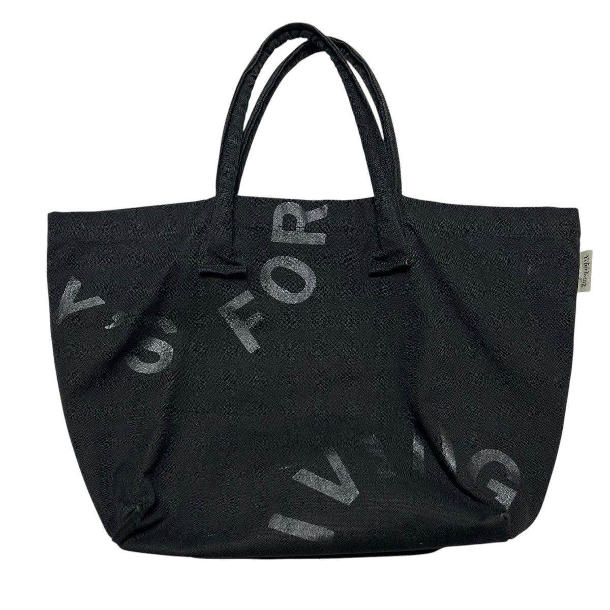 Yohji Yamamoto 336 00s Y's Yohji Yamamoto printed bag cotton handle Size ONE SIZE - 17 Thumbnail