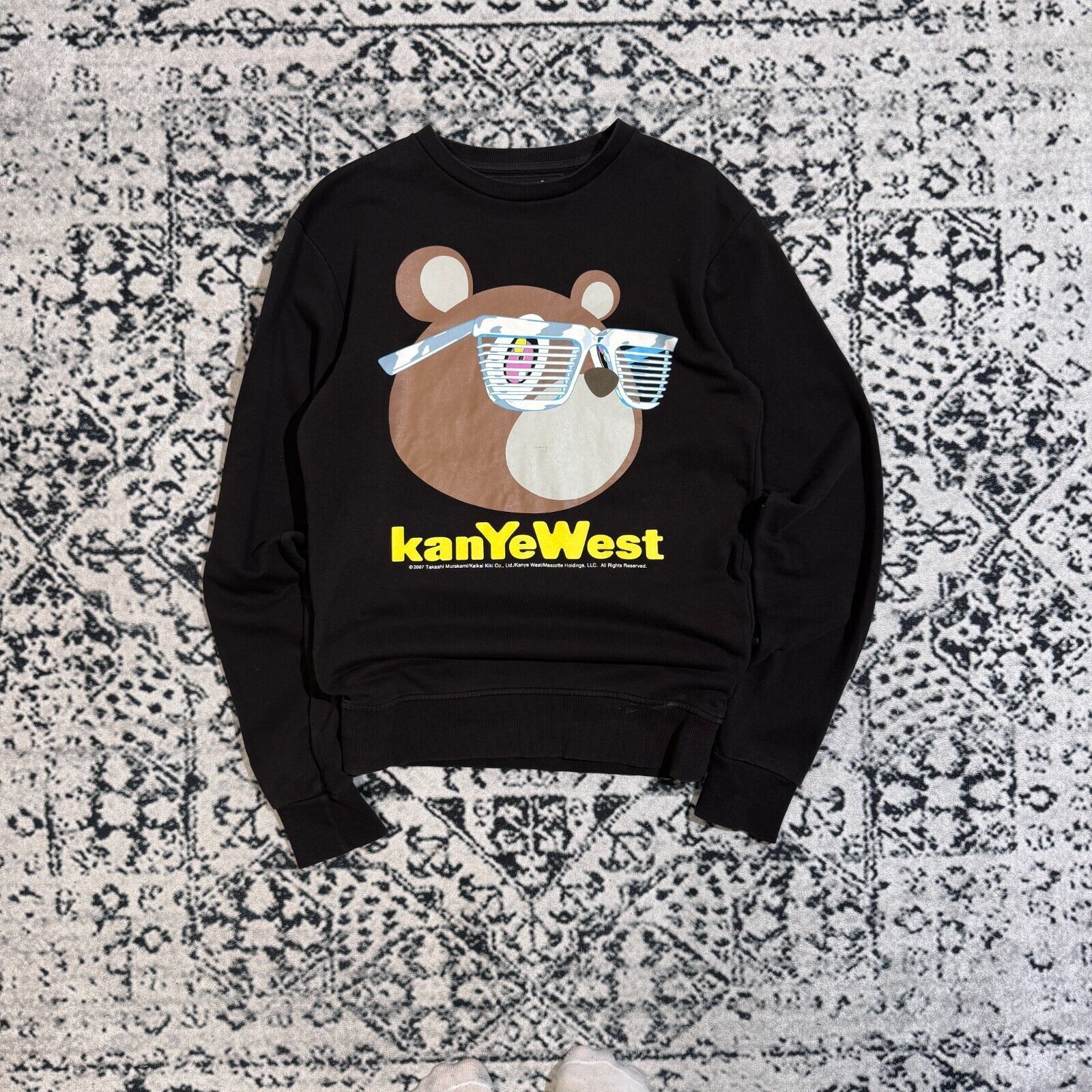 Kanye West × Vintage Kanye West Black Cotton Crewneck Sweatshirt Size XS Yeezy Size US XS / EU 42 / 0 - 1 Thumbnail