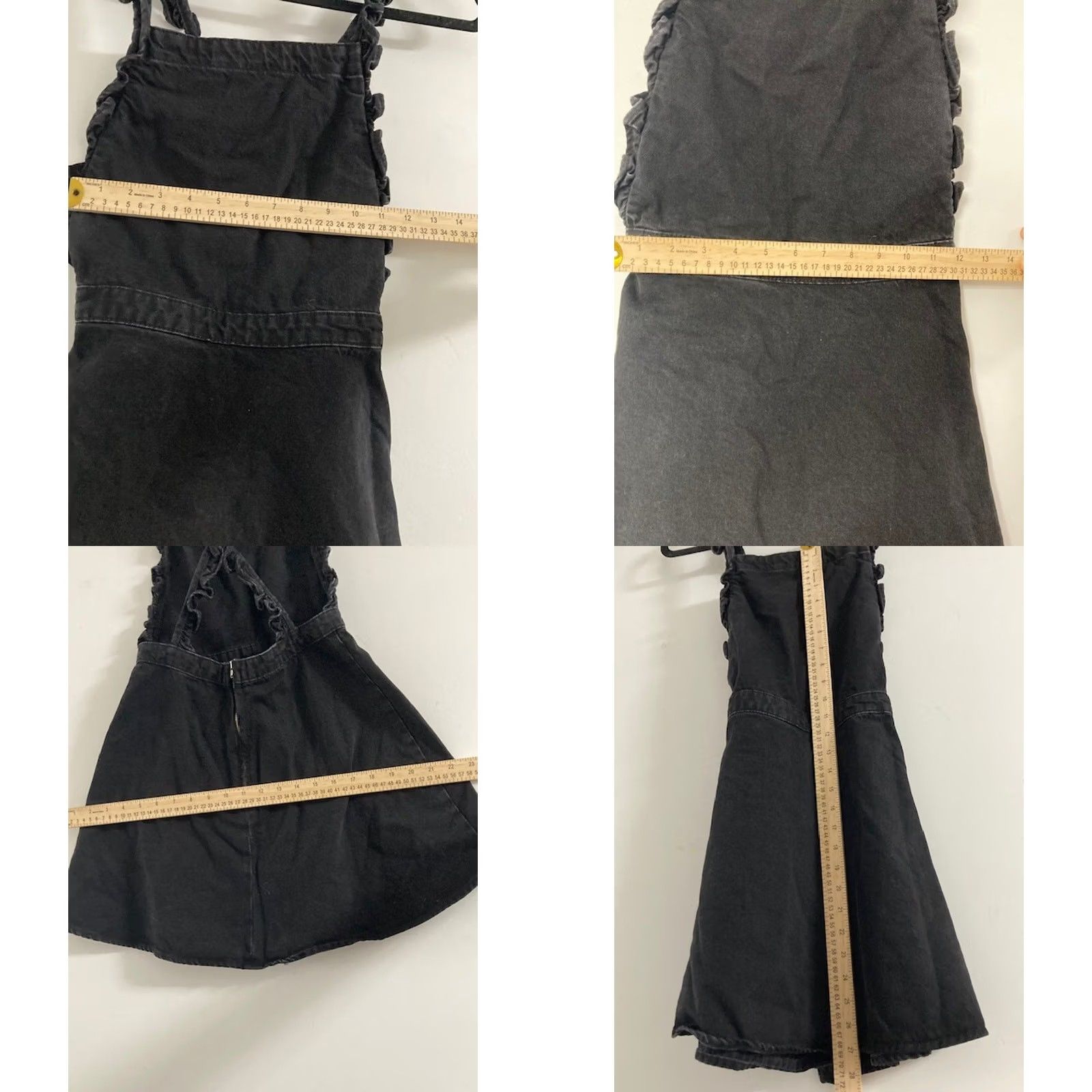 Vintage ASOS DESIGN Black Dress Solid Sleeveless Short Women Size 6 Size 28" / US 6 / IT 42 - 8 Thumbnail