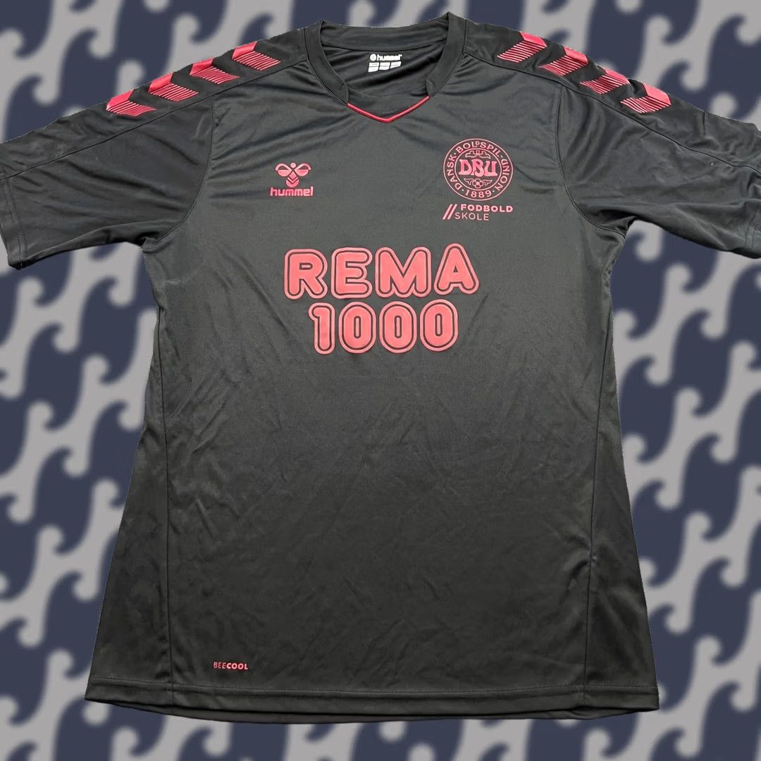 Hummel Hummel Denmark 2023 Training Jersey Mens Medium Football Adult Shirt Black Size US M / EU 48-50 / 2 - 1 Thumbnail