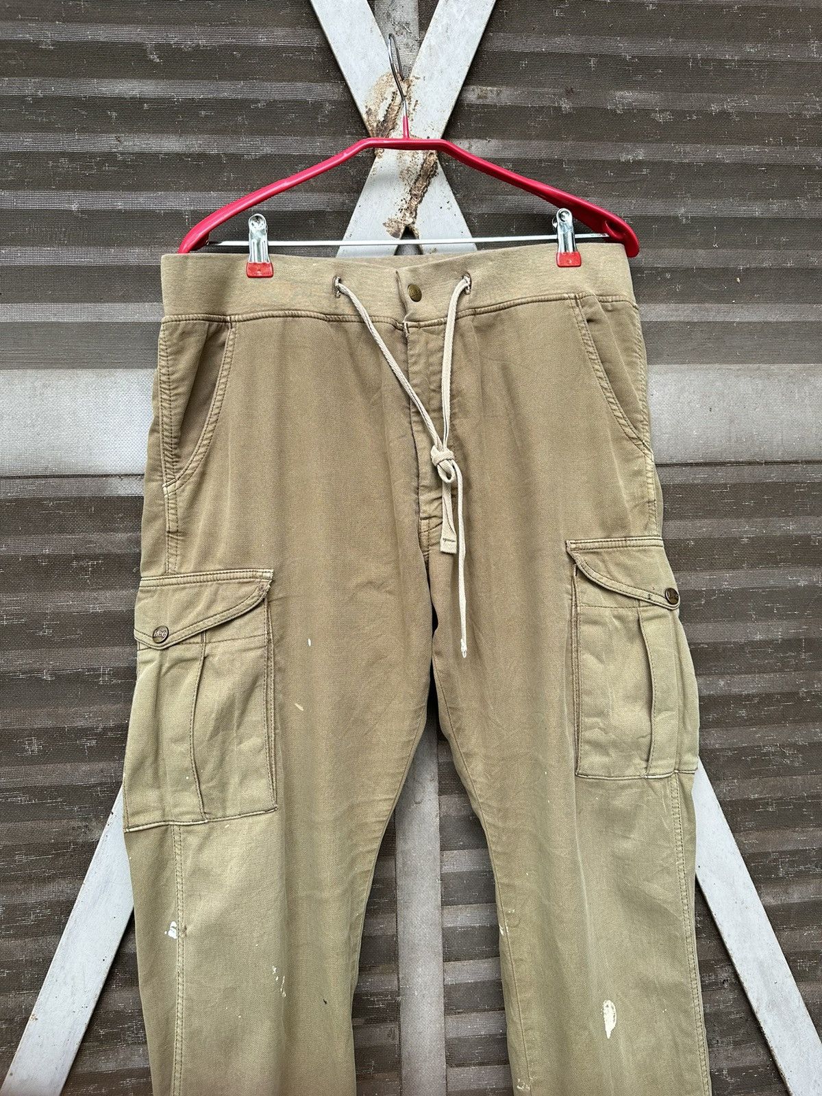 Vintage 👹Vintage THRASHED LEE Baggy Jogger Pants Size US 31 - 8 Thumbnail