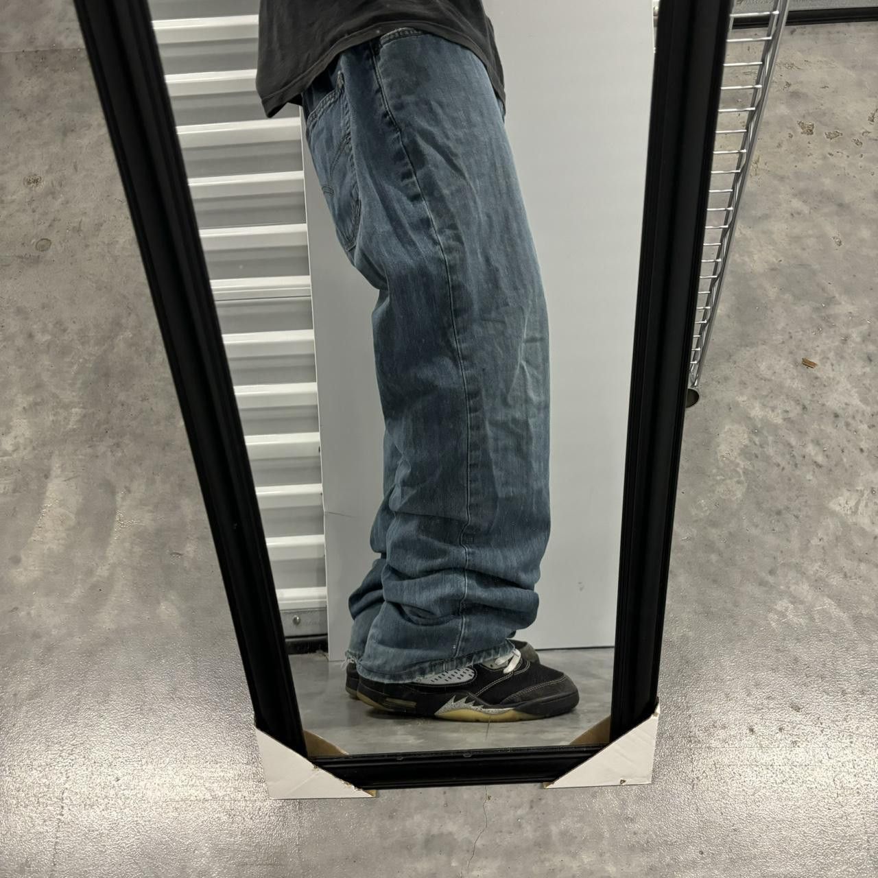 Levi's × Vintage Crazy Vintage Y2K/2000s Baggy Grunge Dark Wash Levi’s Skater Denim Jeans! Size US 40 / EU 56 - 2 Thumbnail