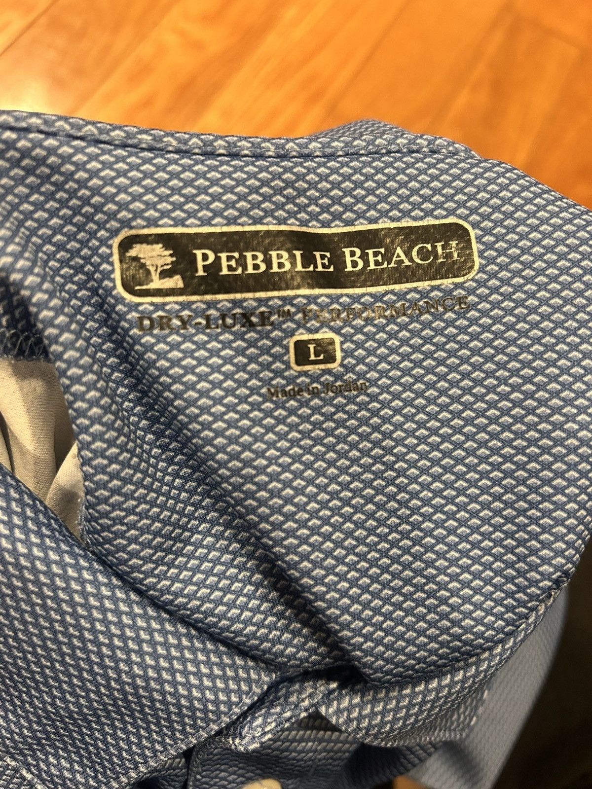 Other Pebble Beach Polo Collar Golf Shirt Dry Lux Short Sleeve Size US L / EU 52-54 / 3 - 6 Thumbnail