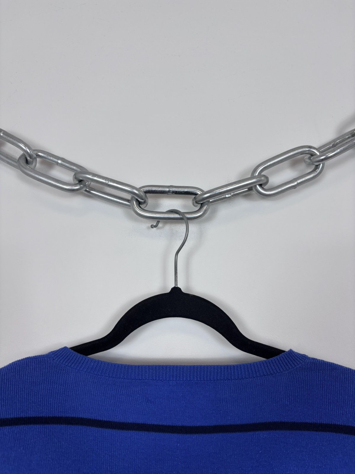 Polo Ralph Lauren Polo Ralph Lauren Men’s Blue Striped V-Neck Sweater Size US XL / EU 56 / 4 - 21 Thumbnail