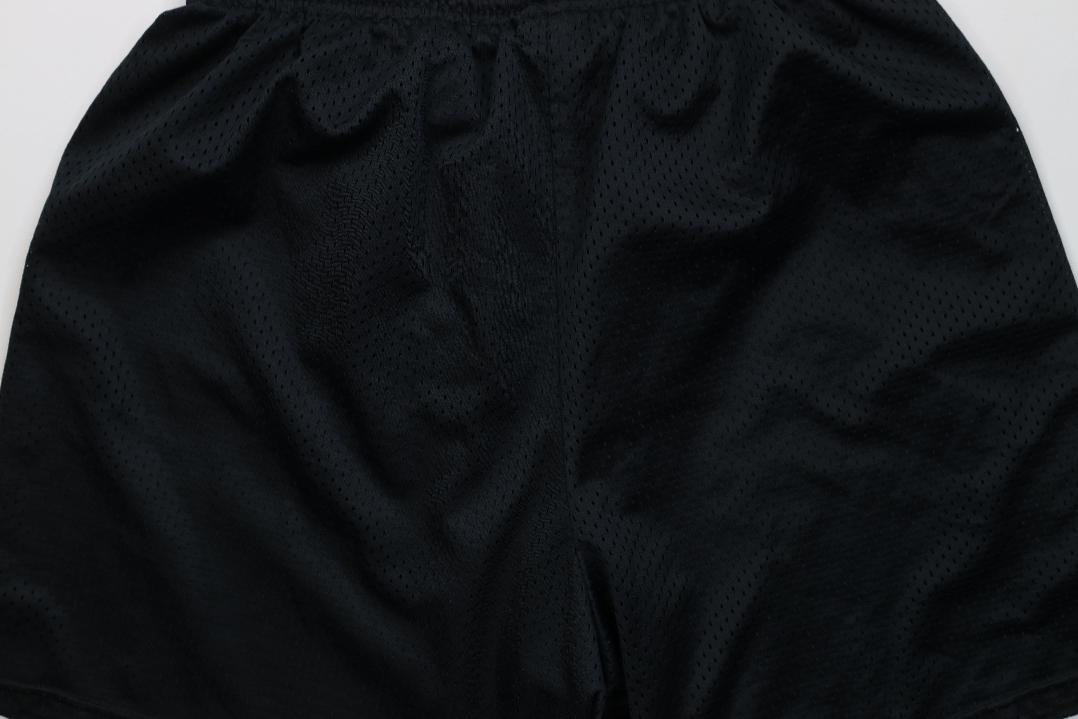 Vintage Vintage 90s Y2K Streetwear Above Knee Mesh Shorts Black Size US 36 / EU 52 - 9 Thumbnail