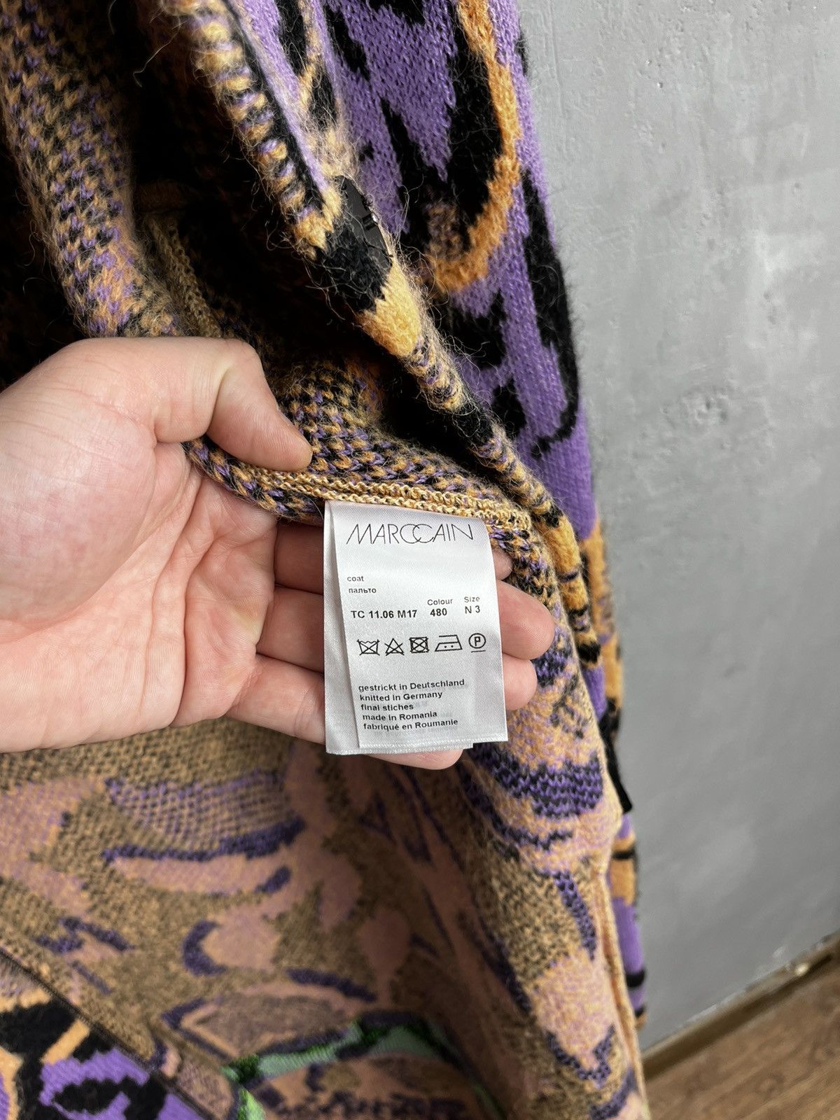 Designer × Other Marccain cardigan sweater Coogi style Size L / US 10 / IT 46 - 12 Thumbnail