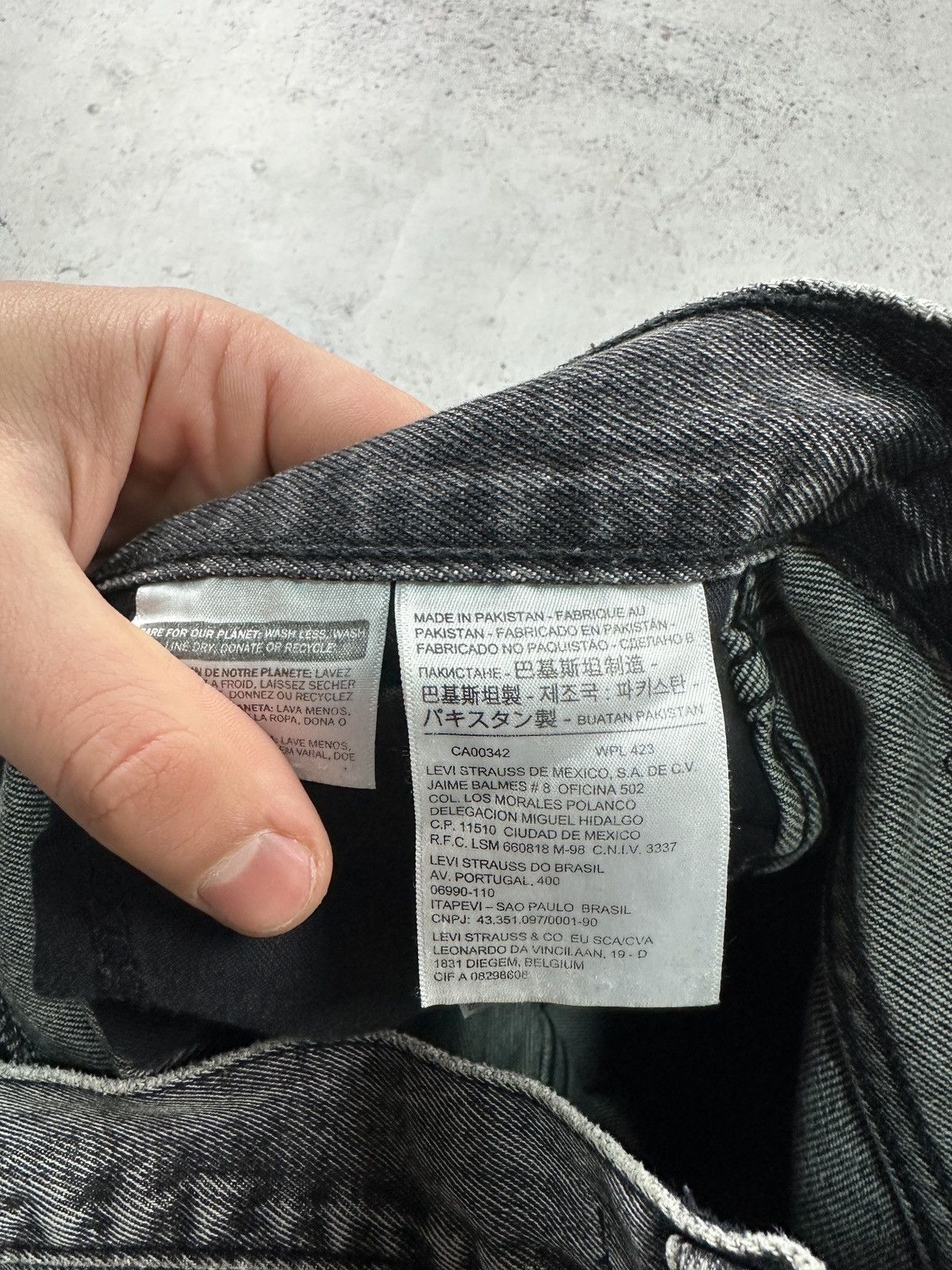 Levi's Levis Line 8 Gray Denim Jeans Size 32/30 Size US 30 / EU 46 - 7 Thumbnail