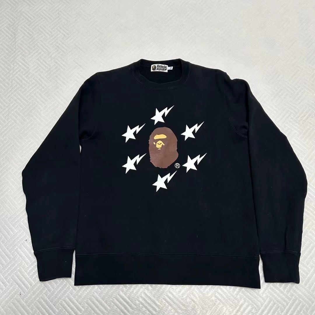 Lサイズ レア BAPE x mastermind Crewneck Bape × Mastermind Japan Bape X Mastermind Crewneck RARE