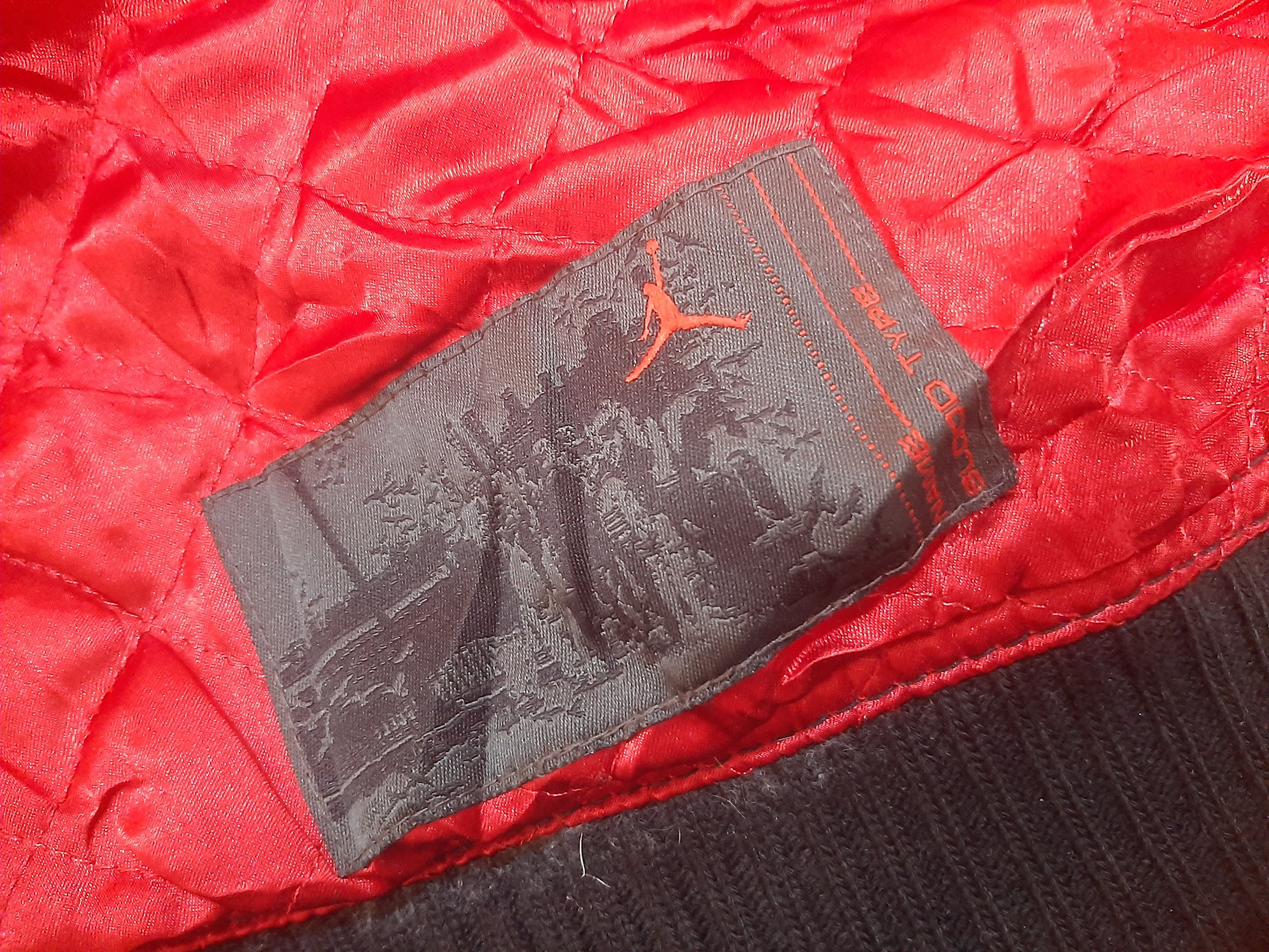 Jordan Brand Vintage Nike Air Jordan Plaid Wool jacket leather sleeves Size US L / EU 52-54 / 3 - 8 Thumbnail